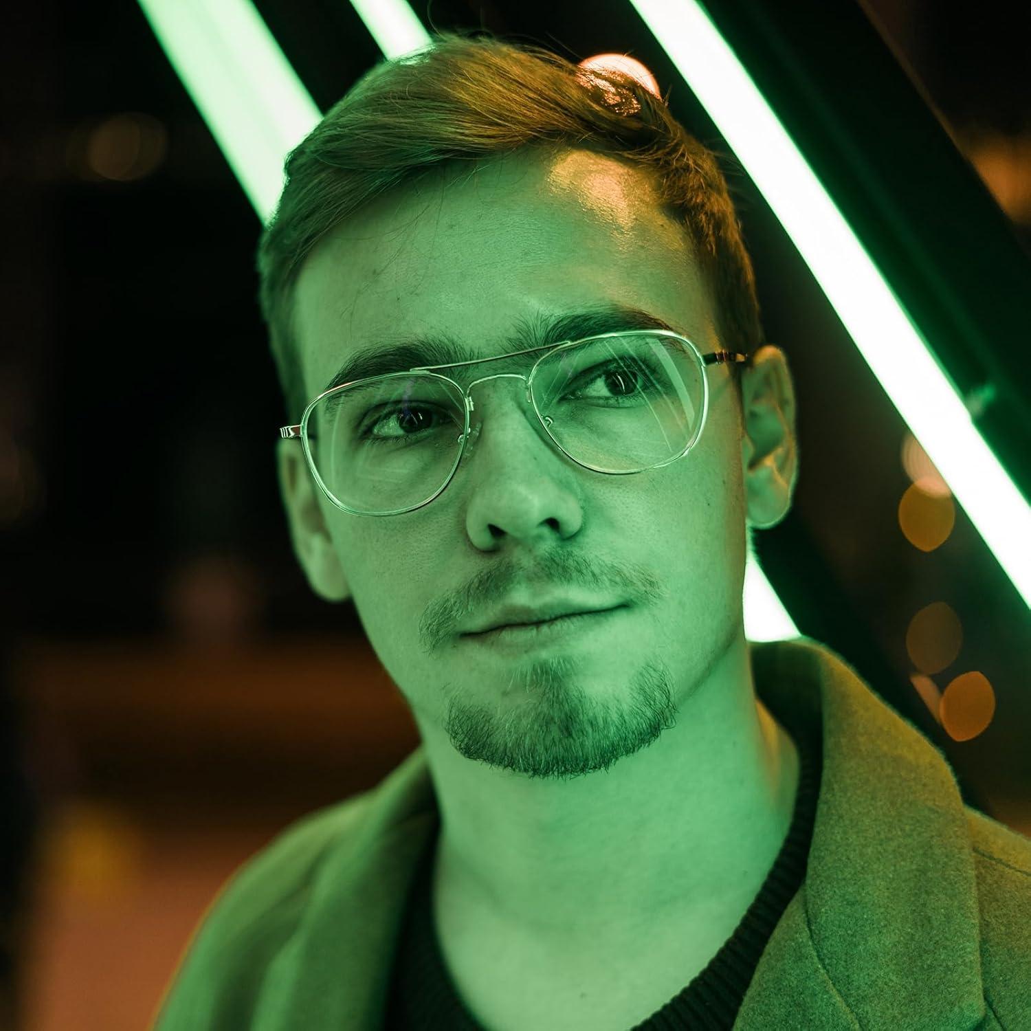 Gafas de sol polarizadas IOHLNG unisex, estilo clásico, metal