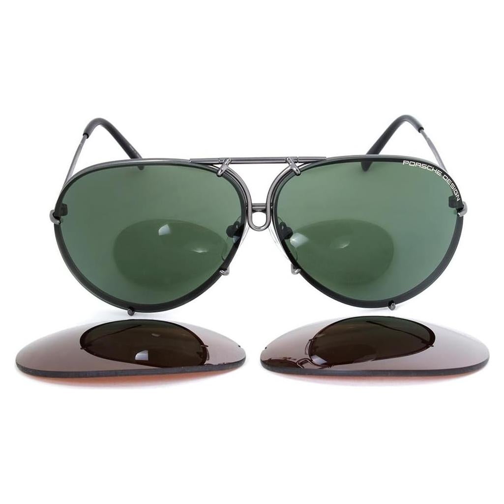 Gafas de sol Porsche Design P8478C Gris Mate 66mm Intercambiables