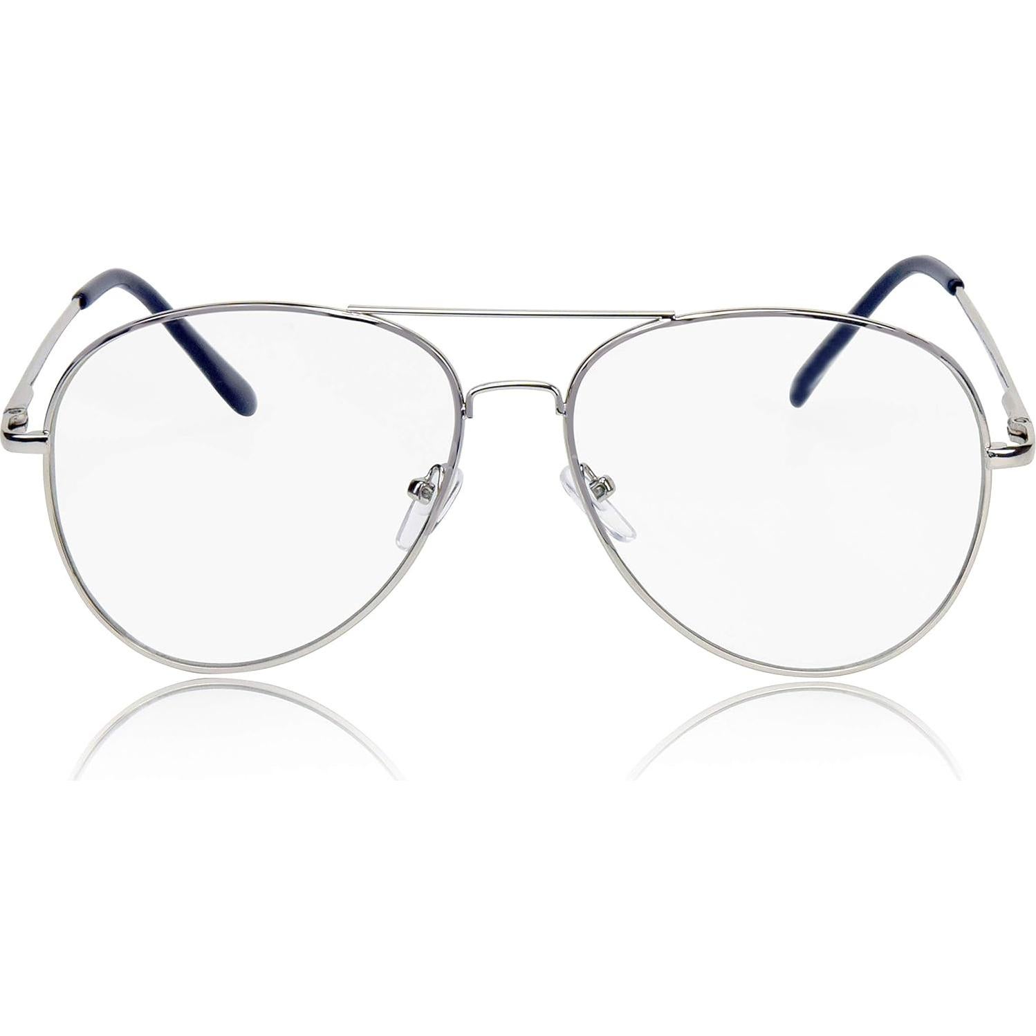 Gafas de Sol Aviador SunnyPro Lente Claro Marco Metálico UV400