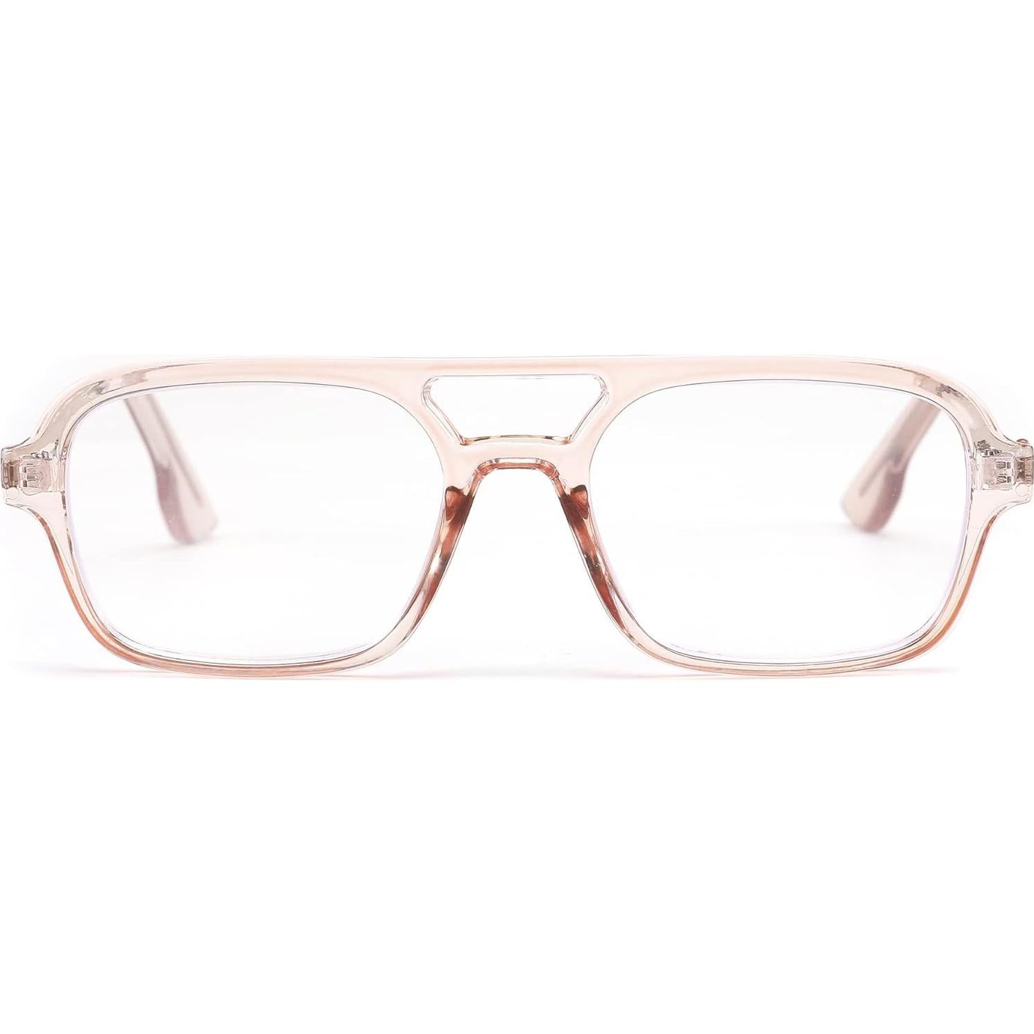 Gafas de Lectura FEISEDY Retro Cuadradas Anti Luz Azul +2.00