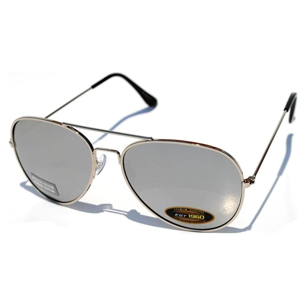 Gafas de Sol Aviador Metalizadas Espejadas 50mm - Unisex