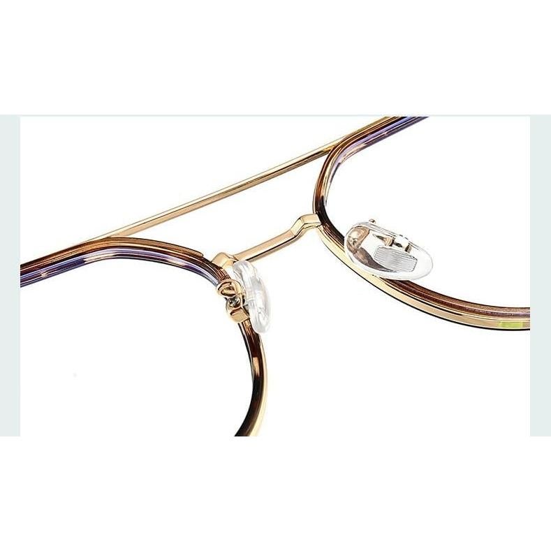 Gafas de lectura ARAAO anti-luz azul +150, diseño aviador