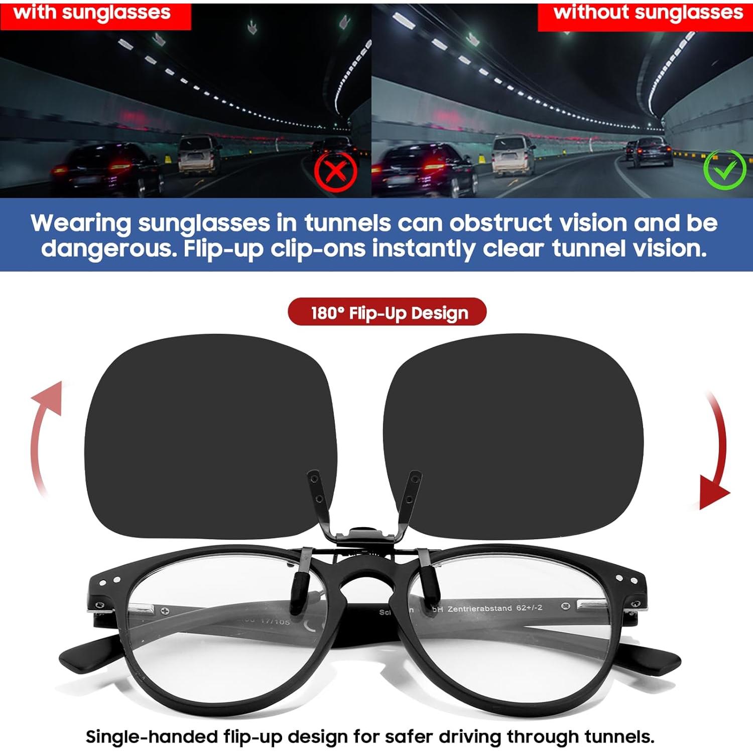 Gafas de sol clip-on polarizadas Xfeel para monturas recetadas