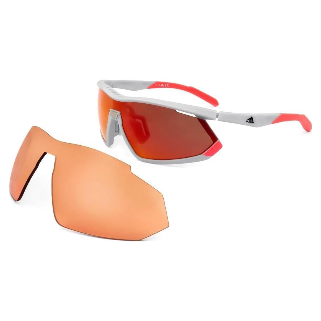 Gafas de sol Adidas Sport SP0002-F Unisex Blanco 13x8cm