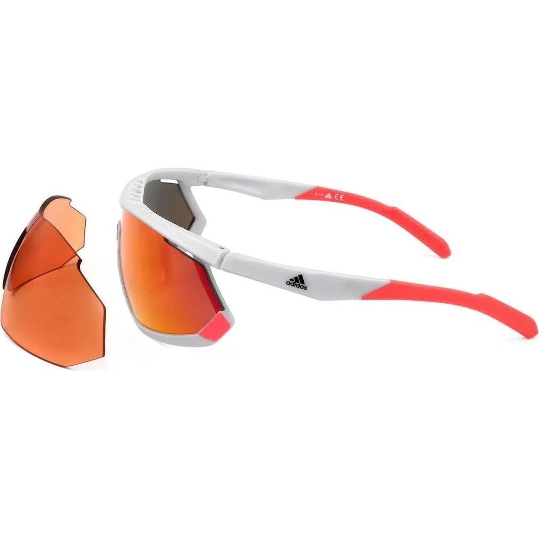 Gafas de sol Adidas Sport SP0002-F Unisex Blanco 13x8cm