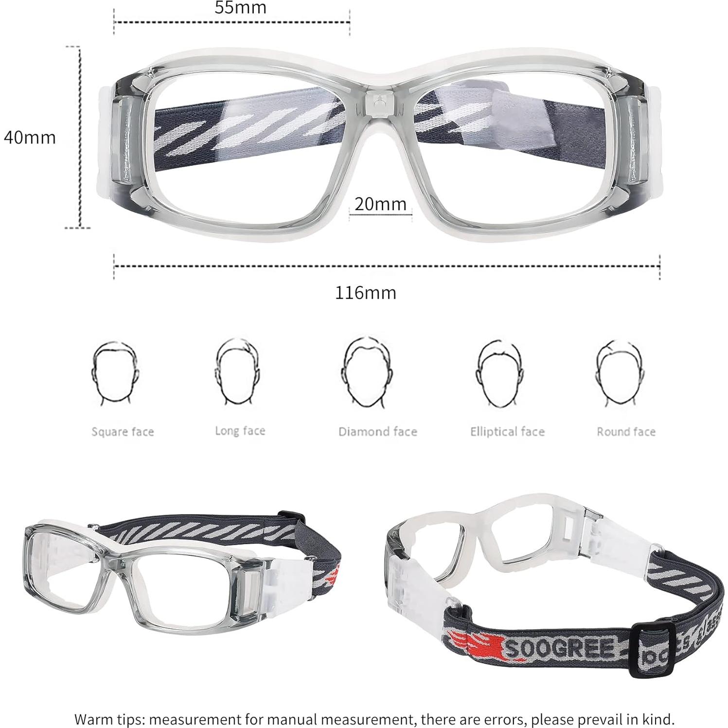 Gafas de baloncesto SooGree G8122 con protección anti-vaho