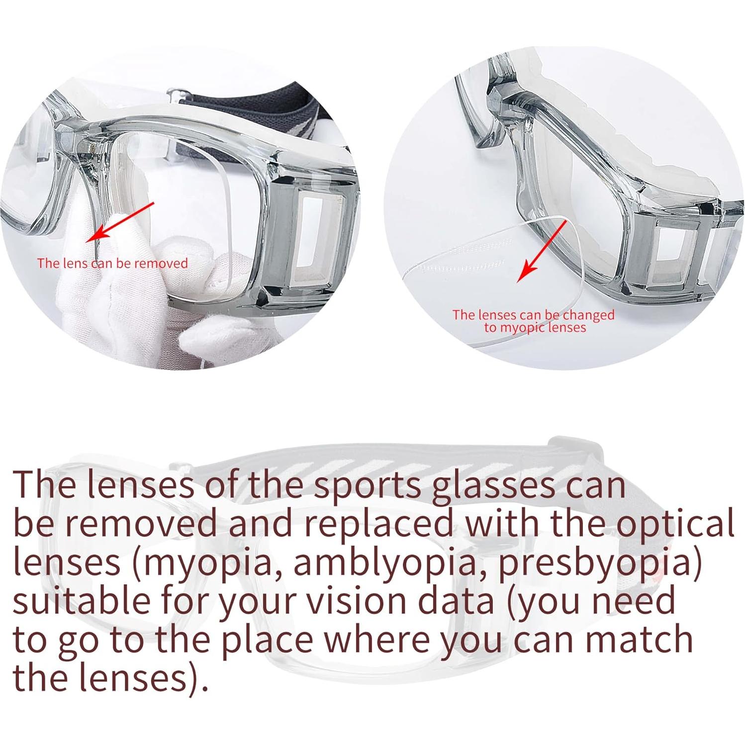 Gafas de baloncesto SooGree G8122 con protección anti-vaho