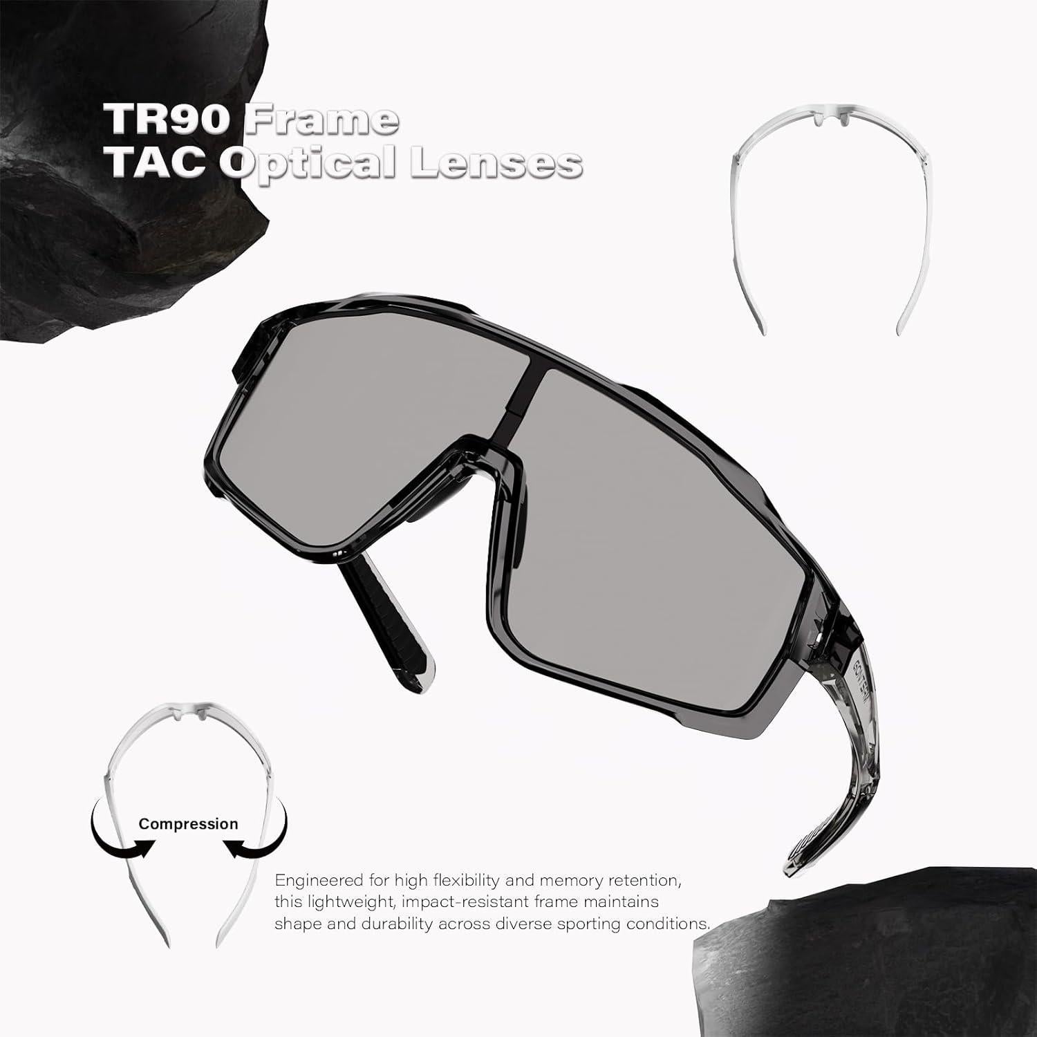 Gafas de Ciclismo Polarizadas TAC con Efecto Fotoquímico UV400