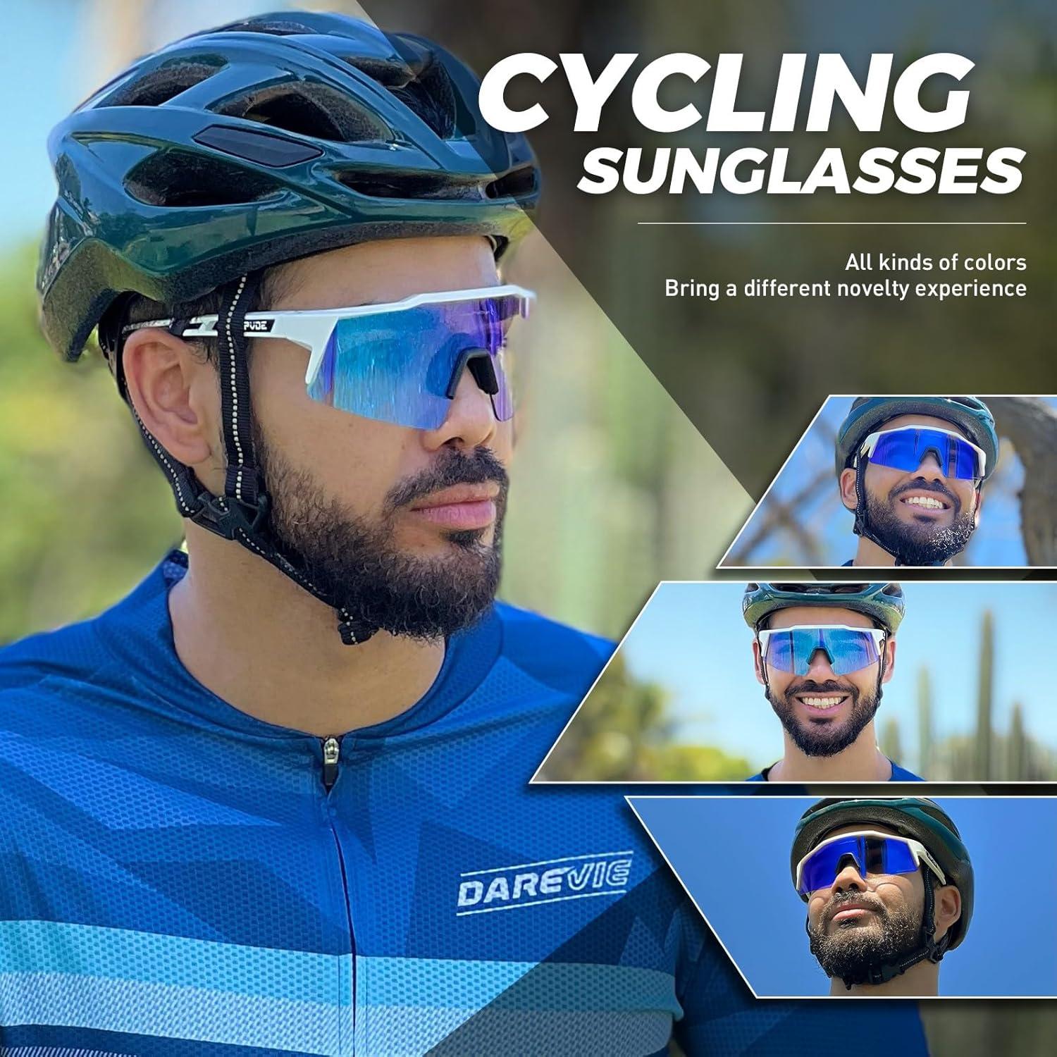 Gafas de Ciclismo Fotoquímicas KAPVOE UV400 Ajustables