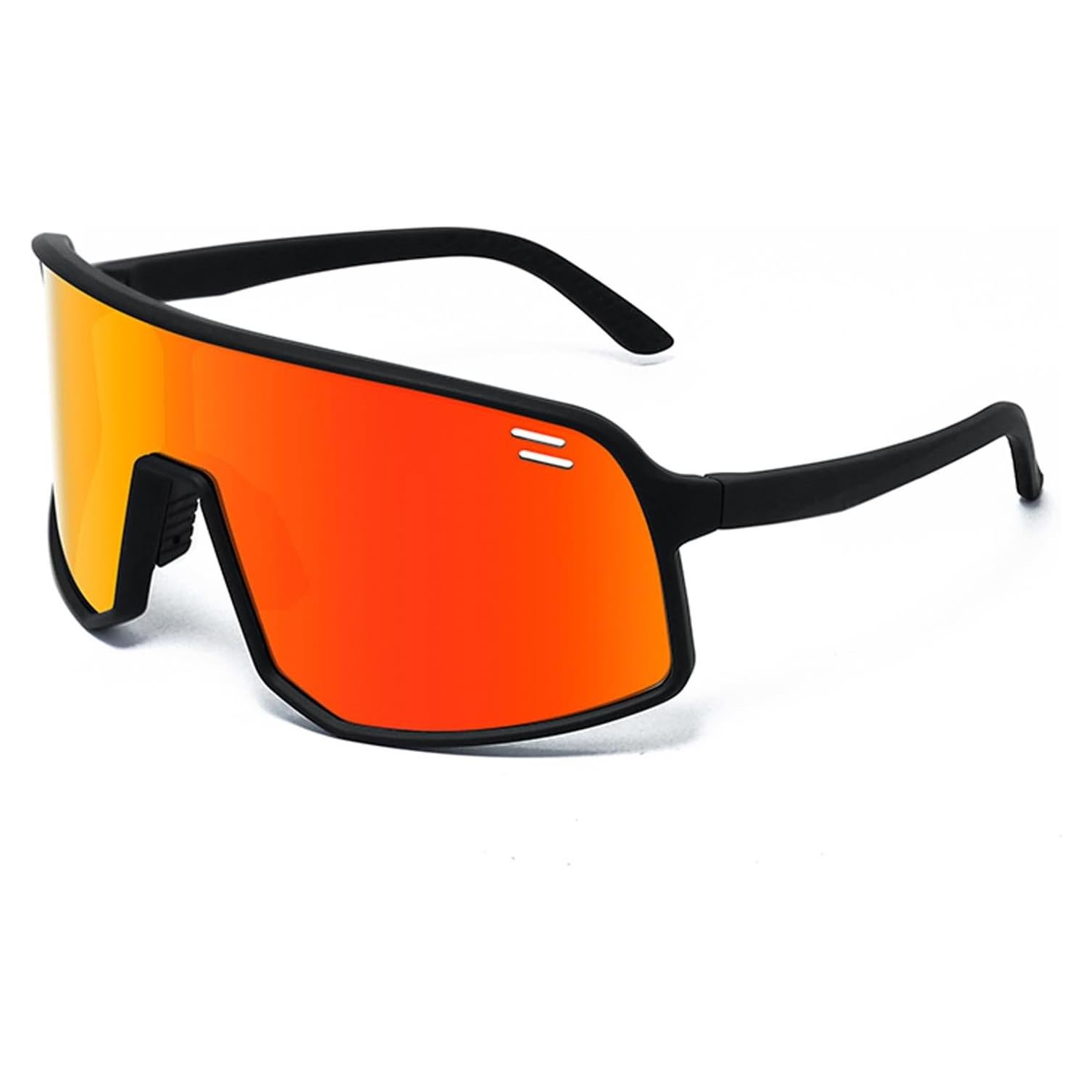 Gafas de Ciclismo Polarizadas UV400 TR90 Negro/Rojo