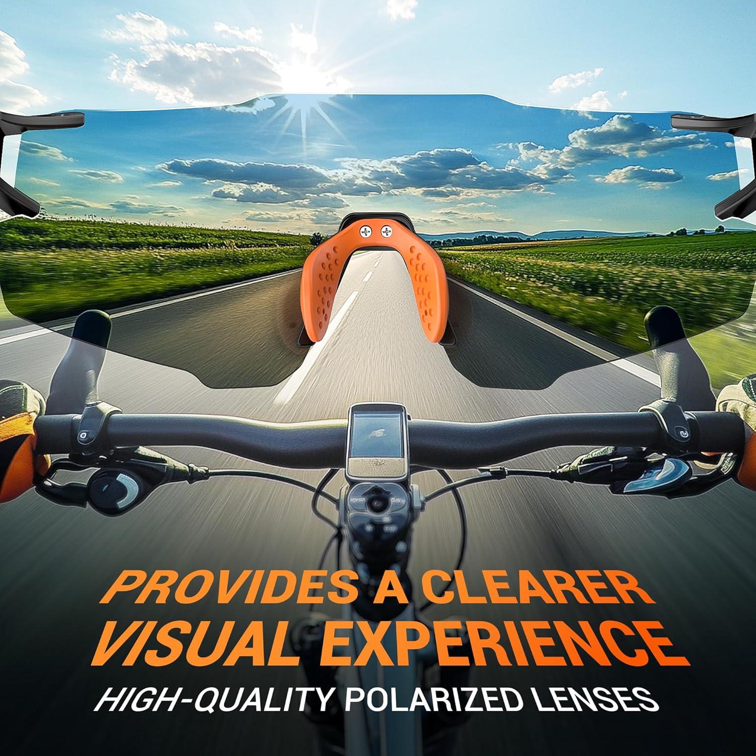 Gafas de sol deportivas HENMI polarizadas UV400 unisex