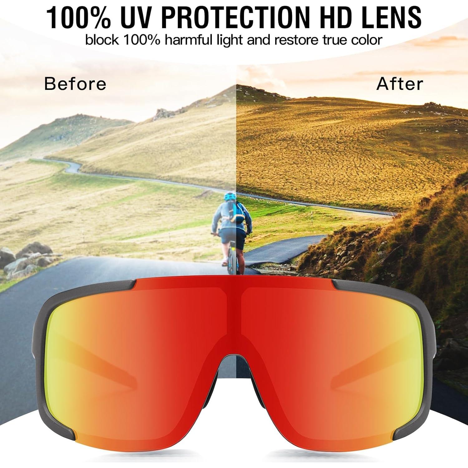 Gafas de sol deportivas DUCO DC0025 con protección UV400