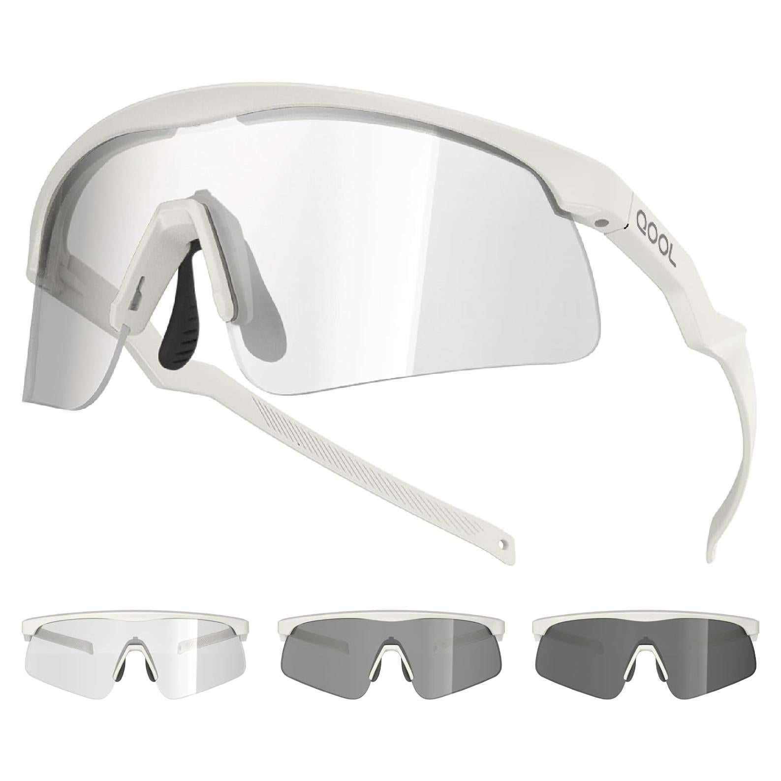 Gafas de sol deportivas QOOLTIME Z87 UV400 para ciclismo y running