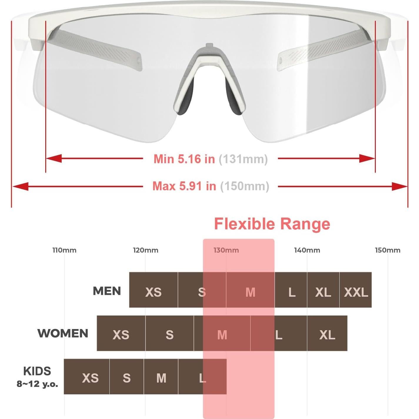 Gafas de sol deportivas QOOLTIME Z87 UV400 para ciclismo y running