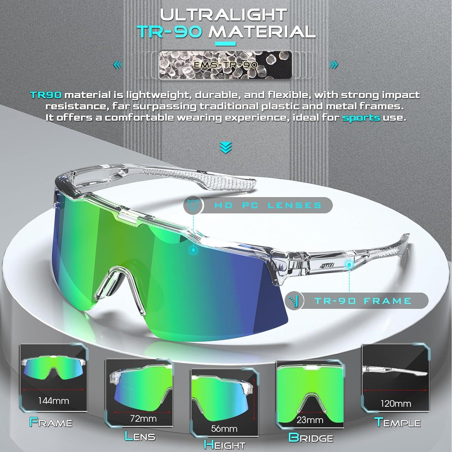 Gafas de Sol Deportivas ATTCL KC11 para Ciclismo UV400