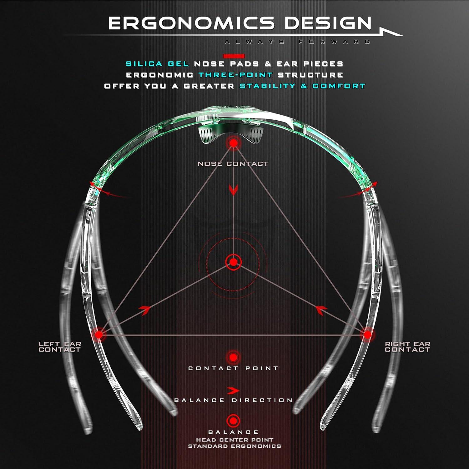 Gafas de Sol Deportivas ATTCL KC11 para Ciclismo UV400