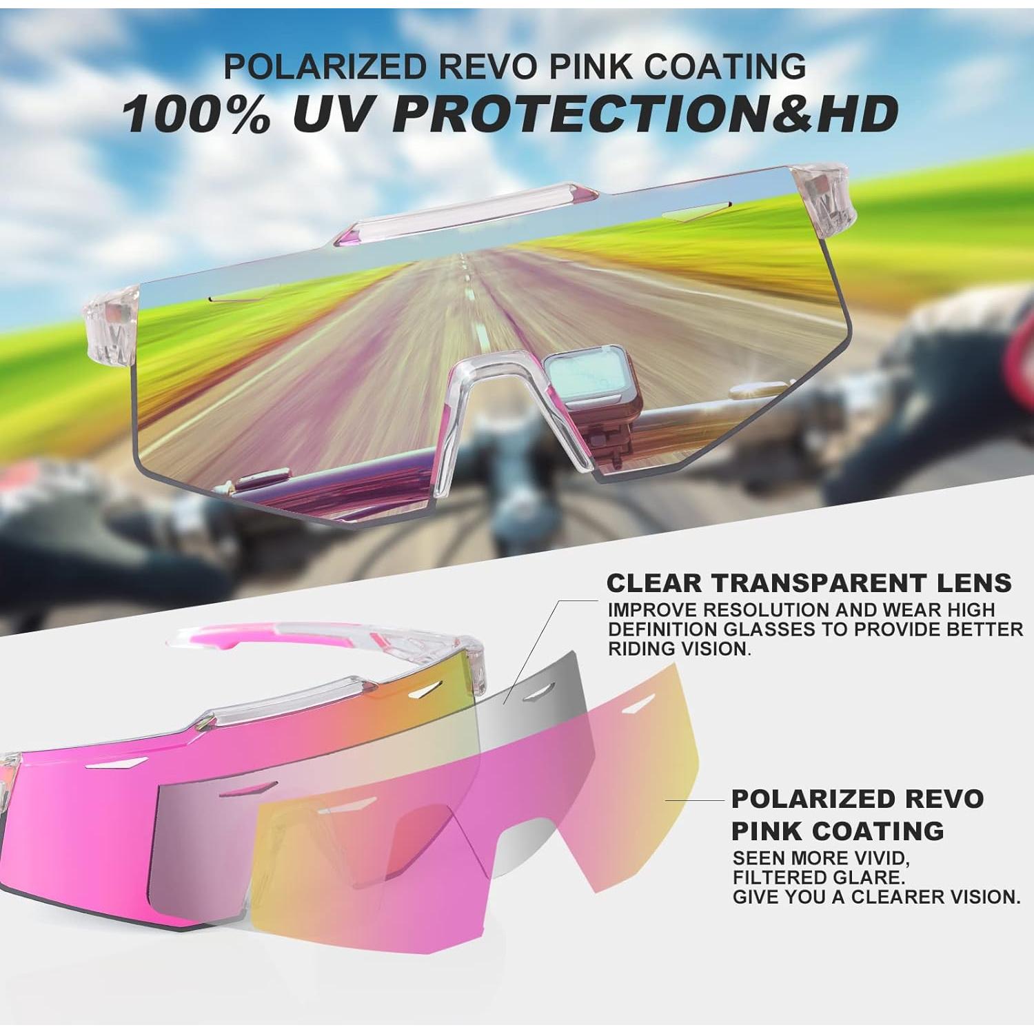 Gafas de Ciclismo Polarizadas EXP VISION UV400 para Adultos