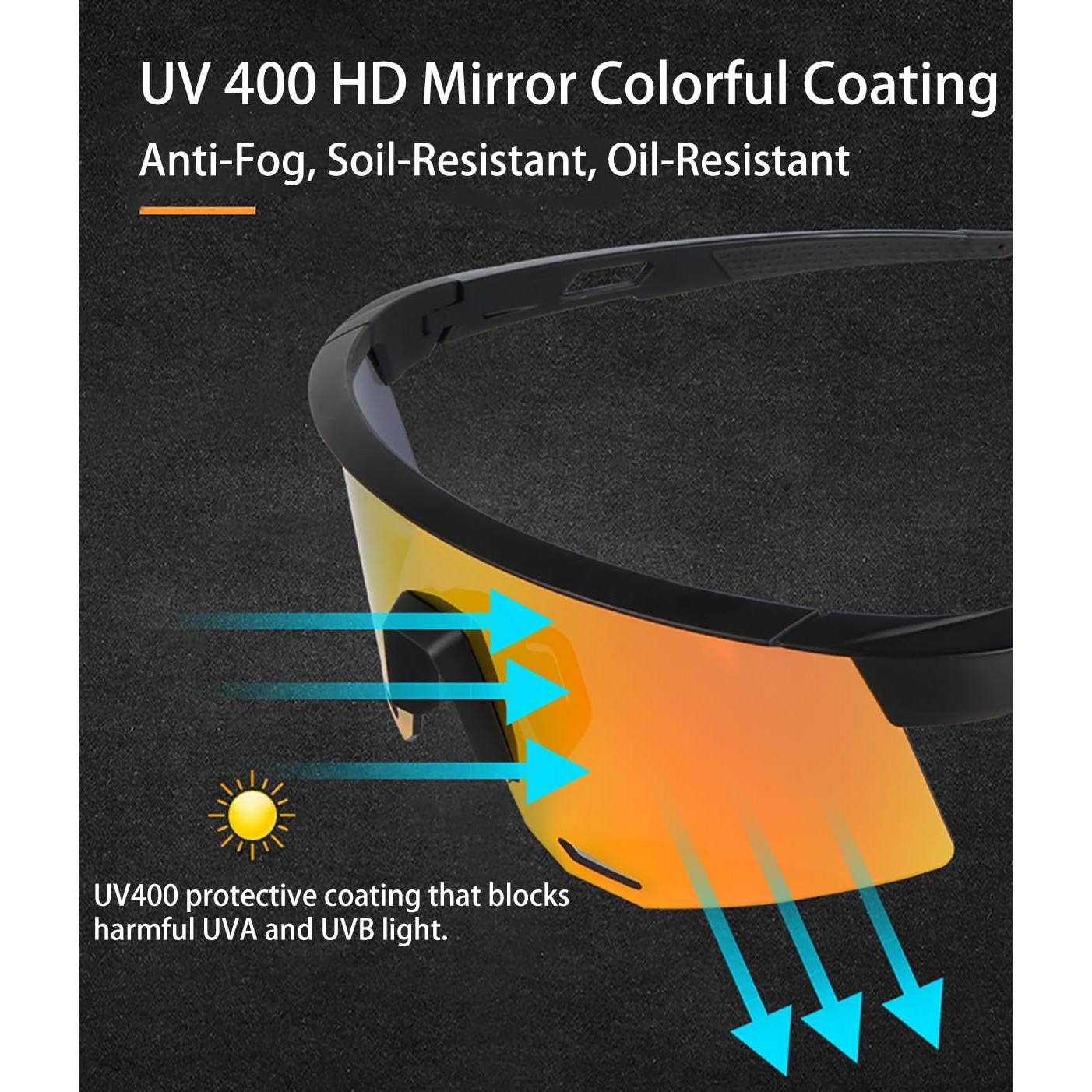 Gafas de sol deportivas dKargo UV400 polarizadas unisex