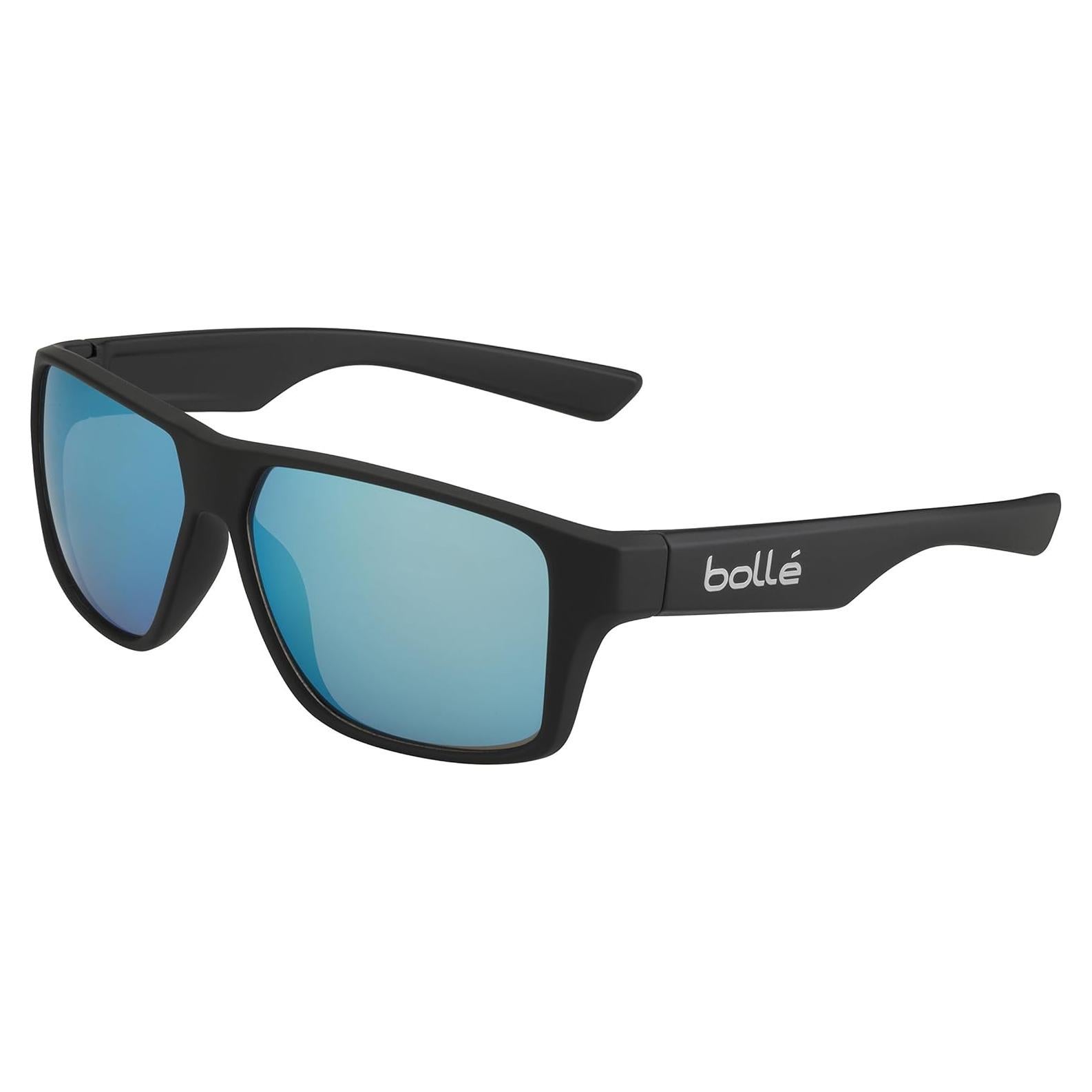 Gafas de sol grandes Bollé Brecken para hombres - Negro mate