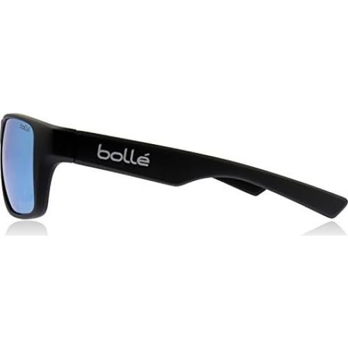 Gafas de sol grandes Bollé Brecken para hombres - Negro mate
