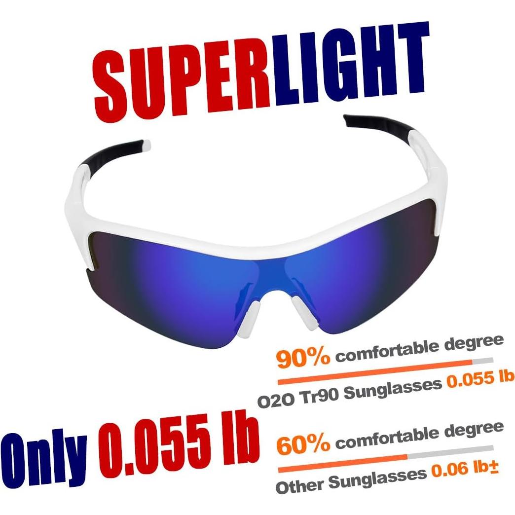 Gafas de sol deportivas O2O polarizadas UV400 unisex