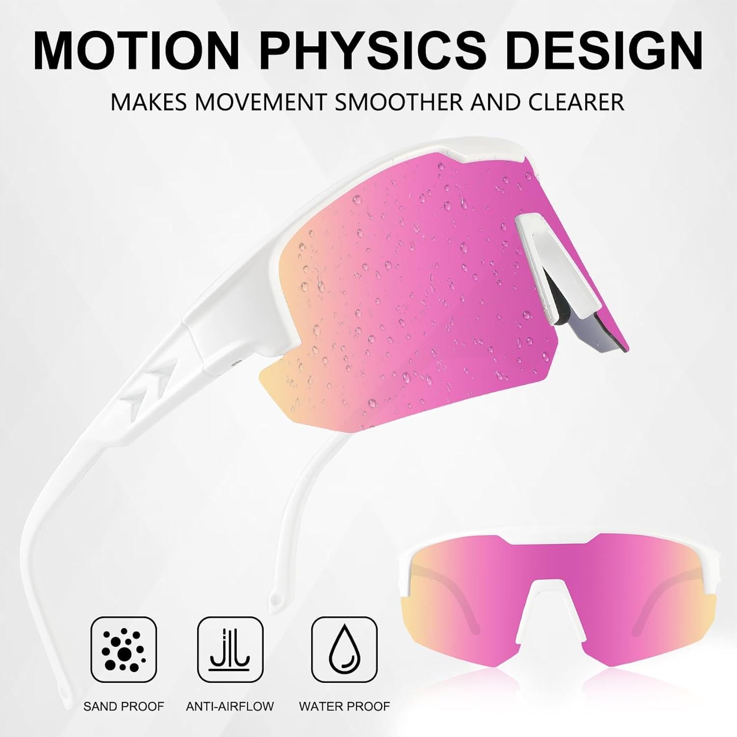 Gafas de sol deportivas OULAIQI Xq-639 UV400 unisex