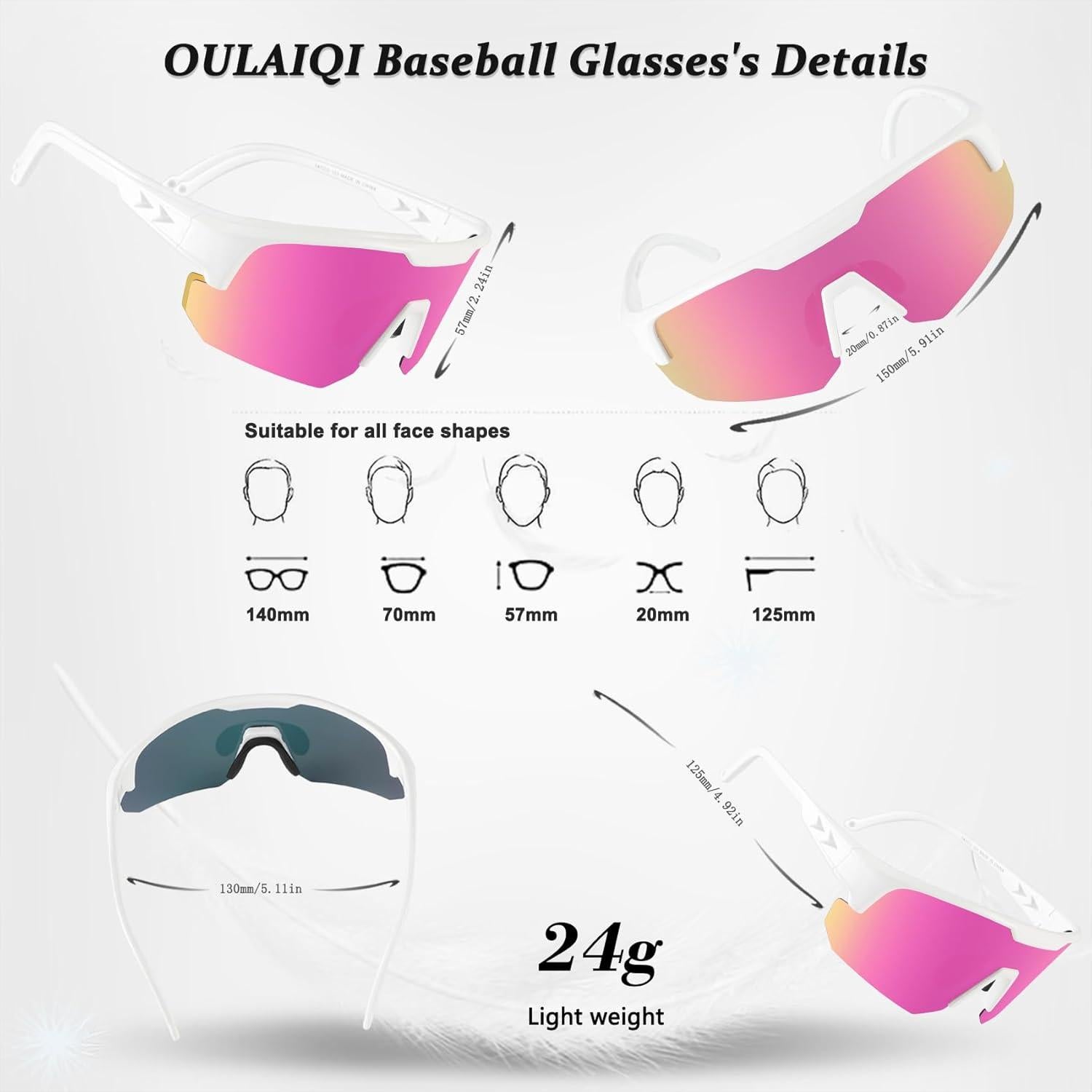 Gafas de sol deportivas OULAIQI Xq-639 UV400 unisex