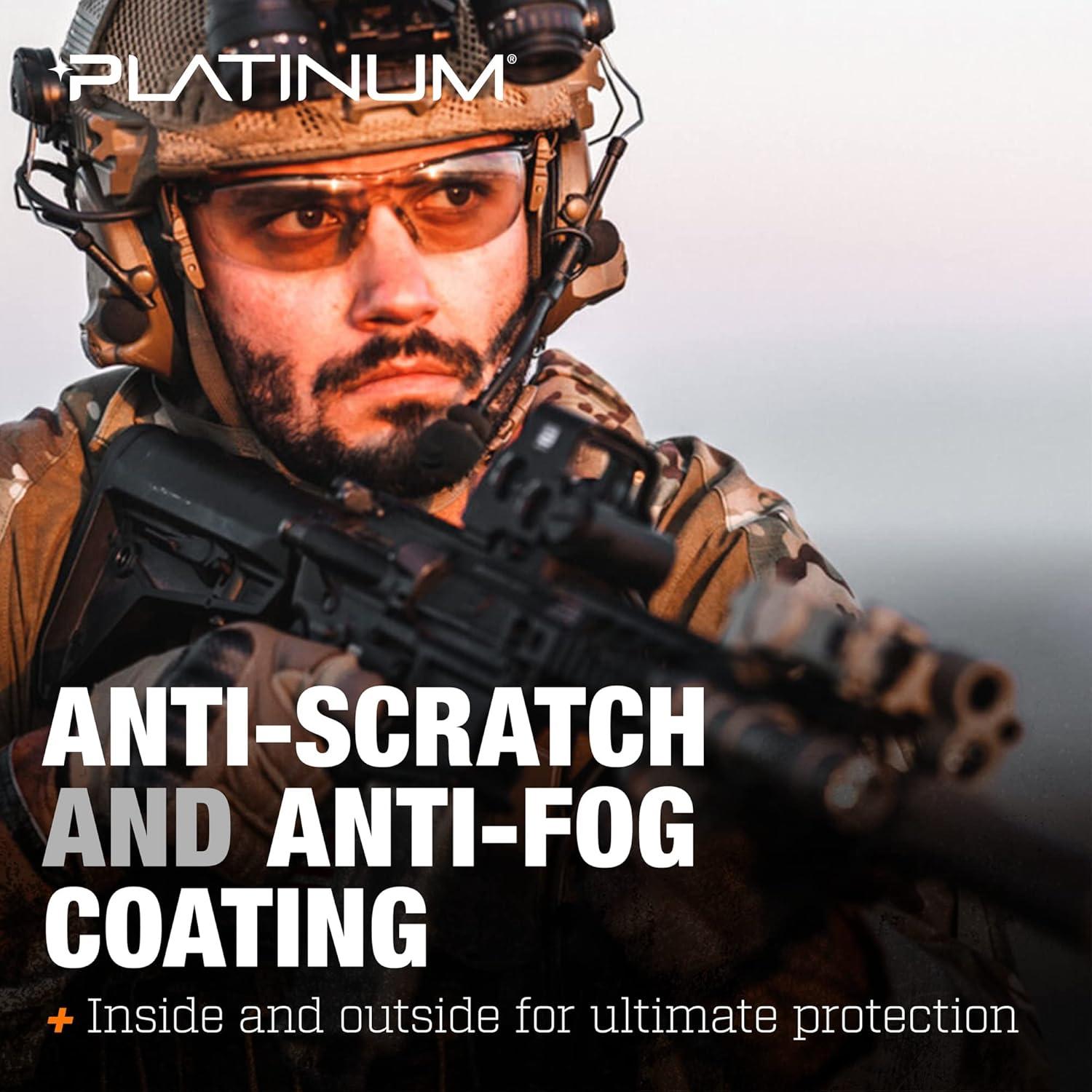 Gafas de Seguridad Balísticas Bollé GUNFIRE Kit con Lentes Intercambiables