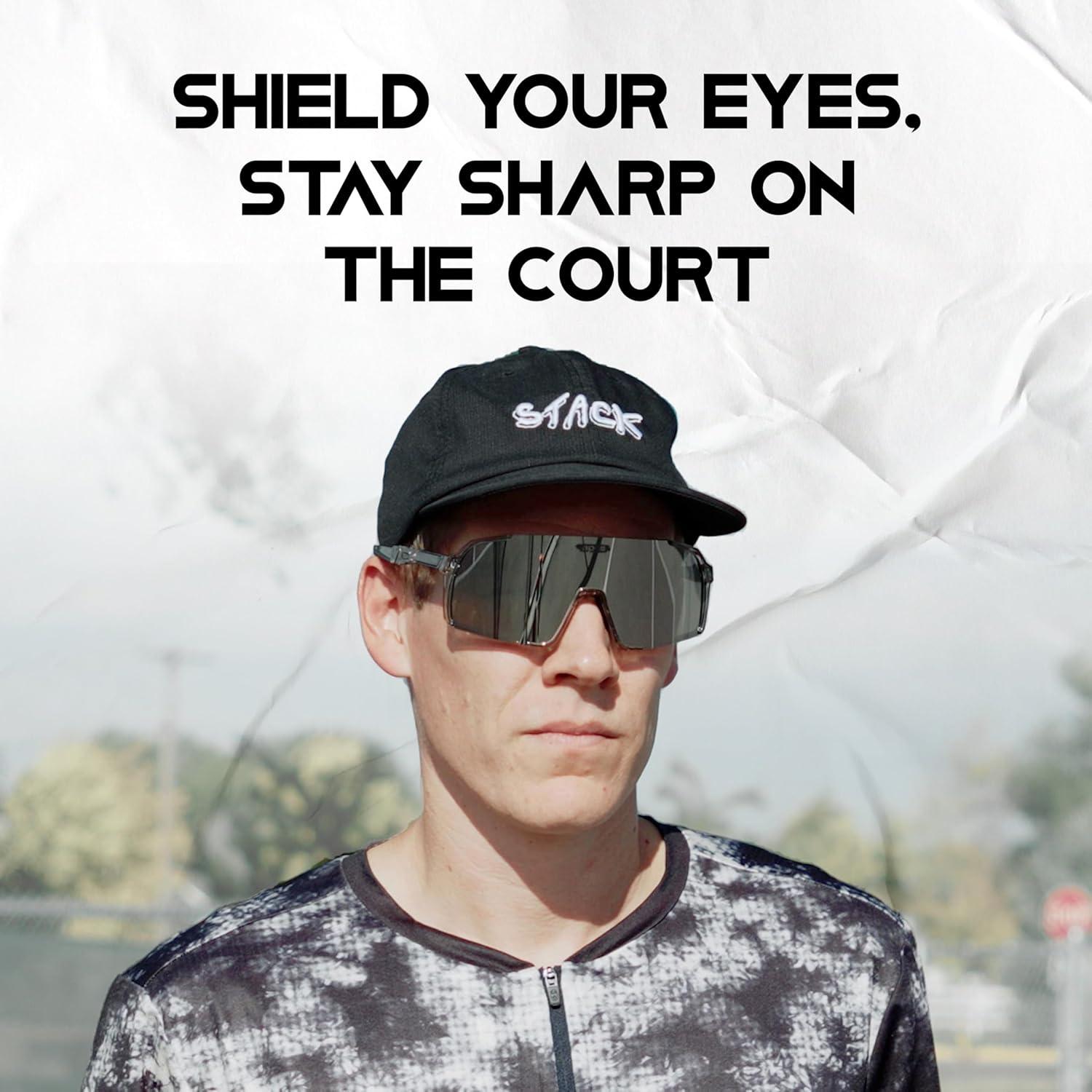 Gafas de Seguridad para Pickleball Unisex ANSI Z87.1 con 3 Lentes