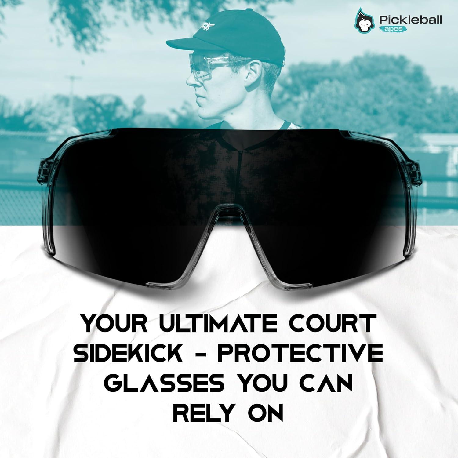 Gafas de Seguridad para Pickleball Unisex ANSI Z87.1 con 3 Lentes