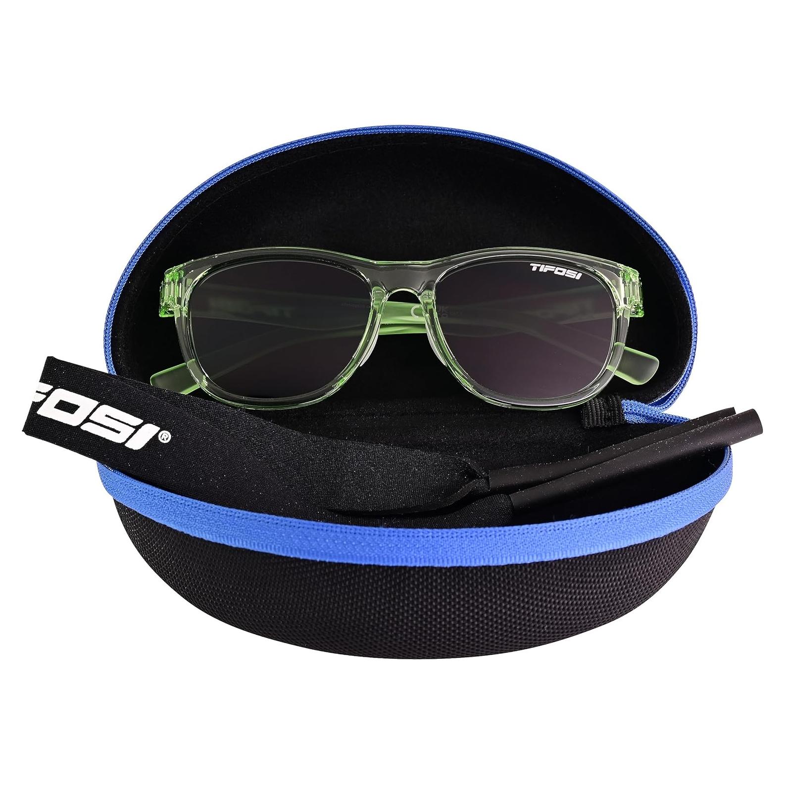 Gafas de Sol Tifosi Swank con Estuche y Correas - Humo