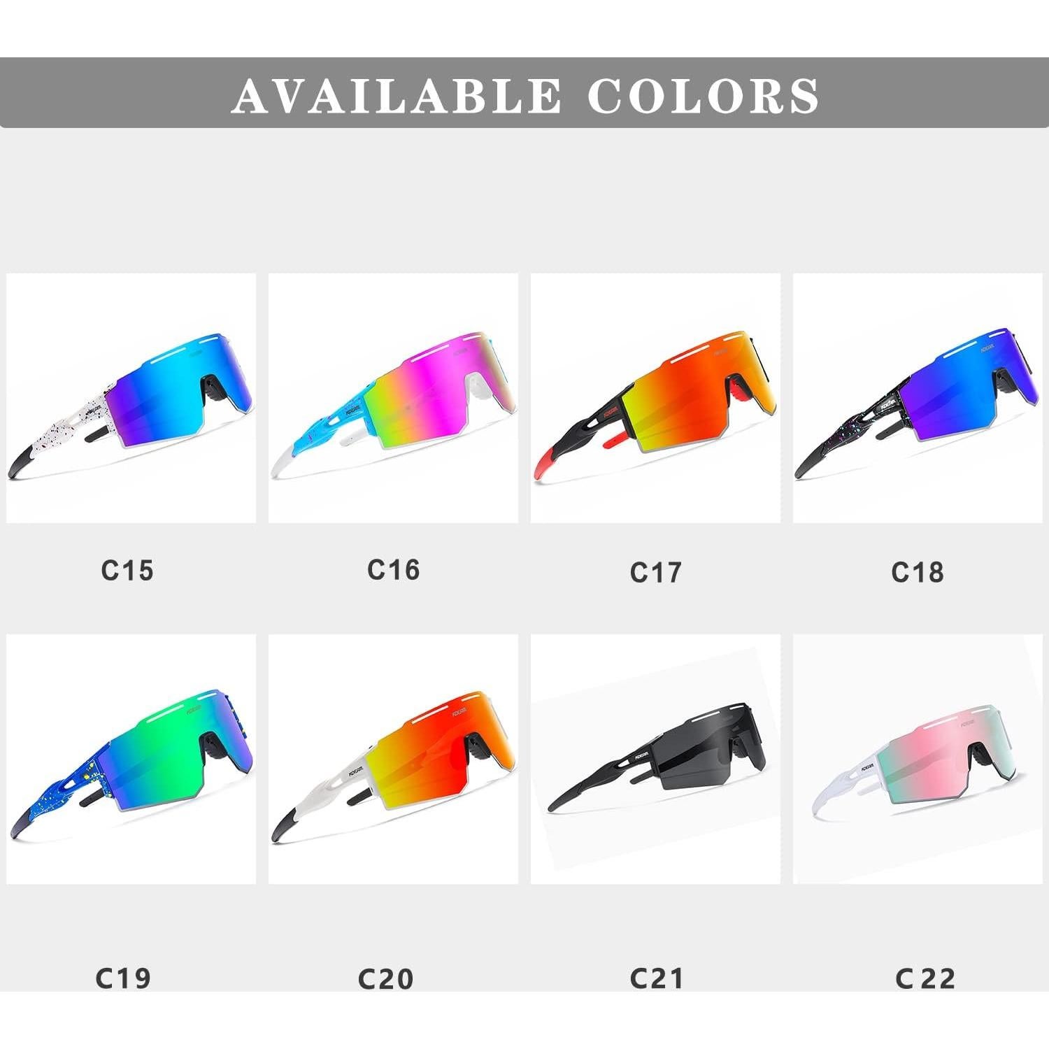 Gafas de sol deportivas IKTOD C-01 UV400 polarizadas unisex