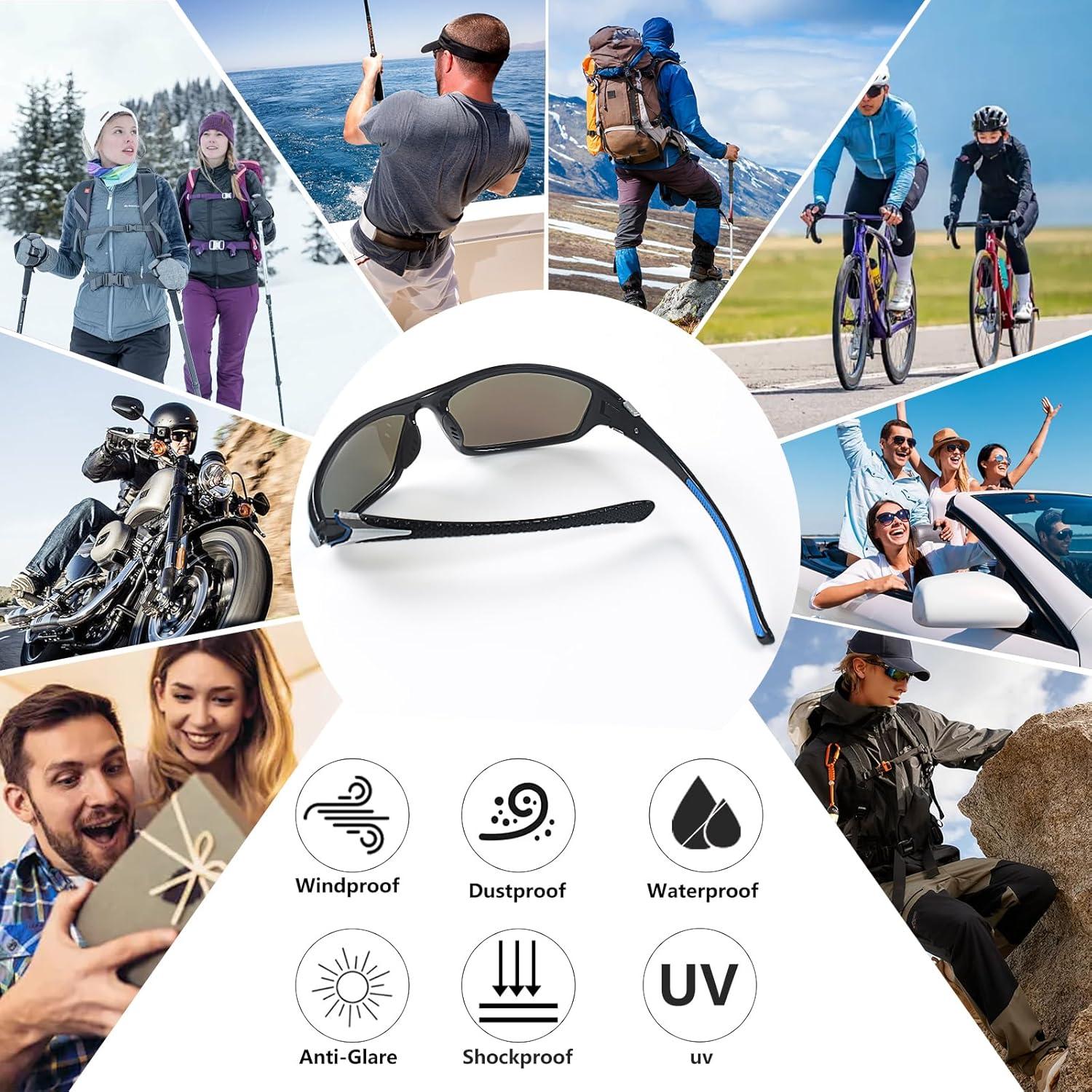 Gafas de sol polarizadas Surpassme MTGG039 UV400 Azul