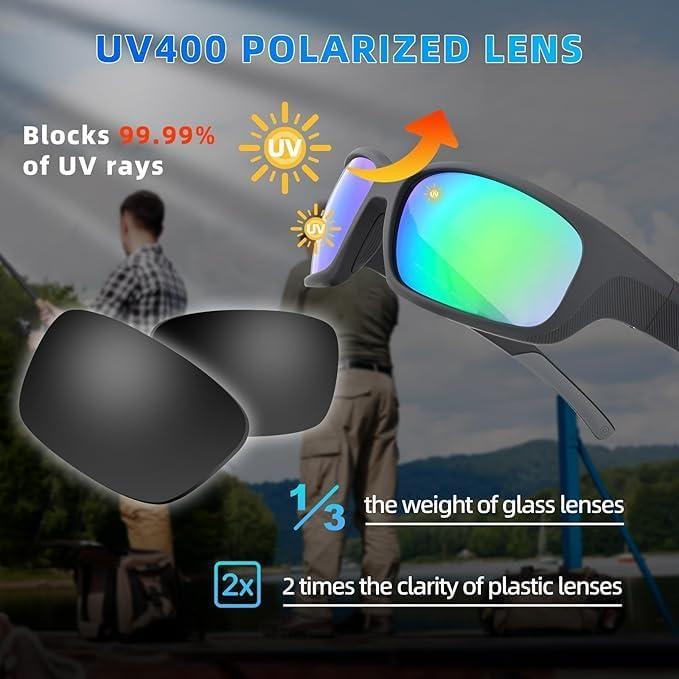 Gafas de Sol Deportivas Polarizadas GOMEXUS UV400 Verde