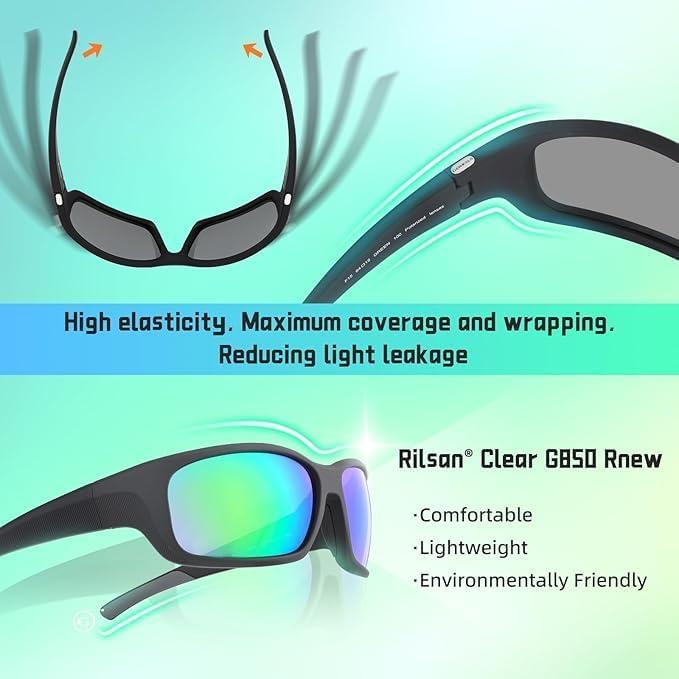 Gafas de Sol Deportivas Polarizadas GOMEXUS UV400 Verde