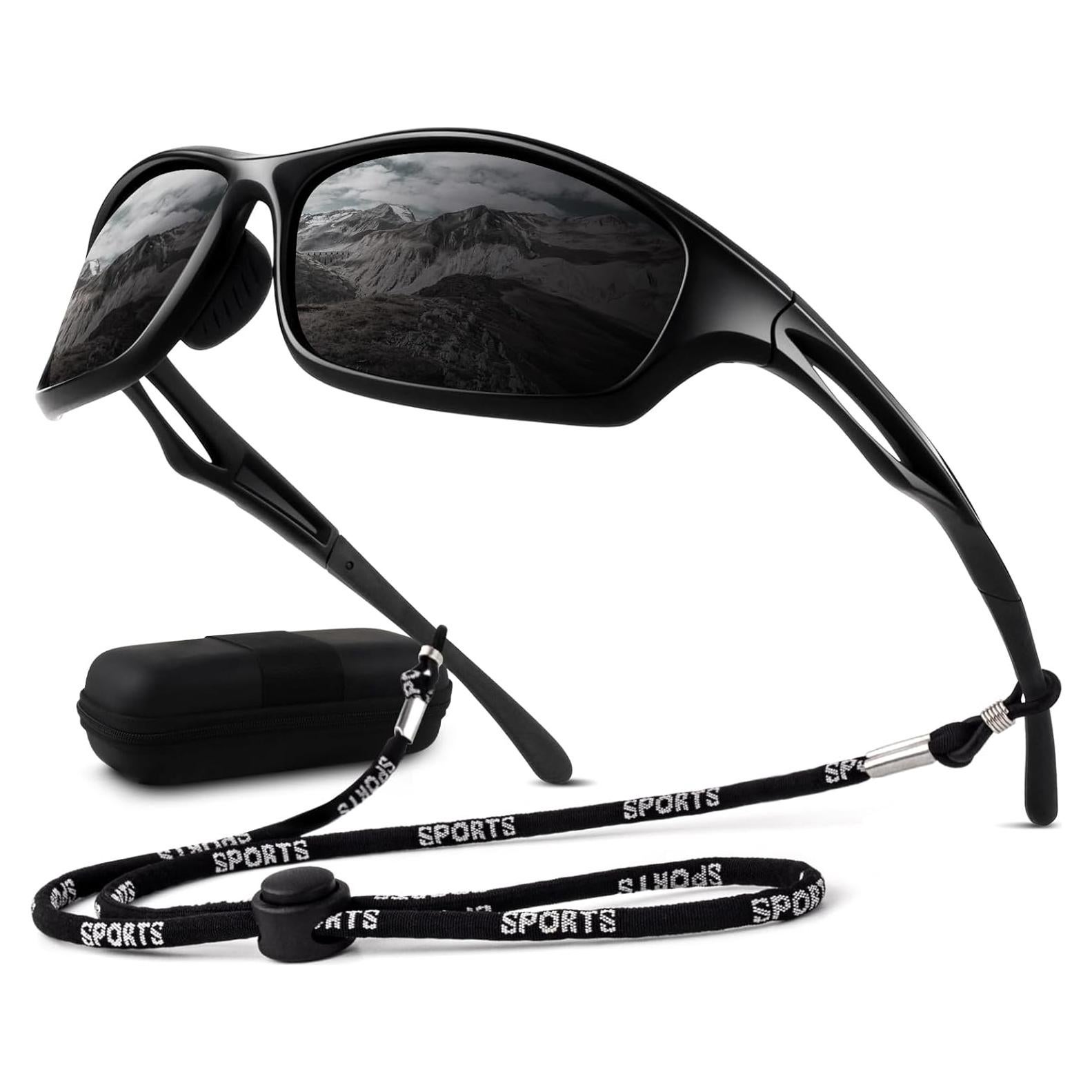 Gafas de sol deportivas polarizadas LINVO UV400 para hombre y mujer