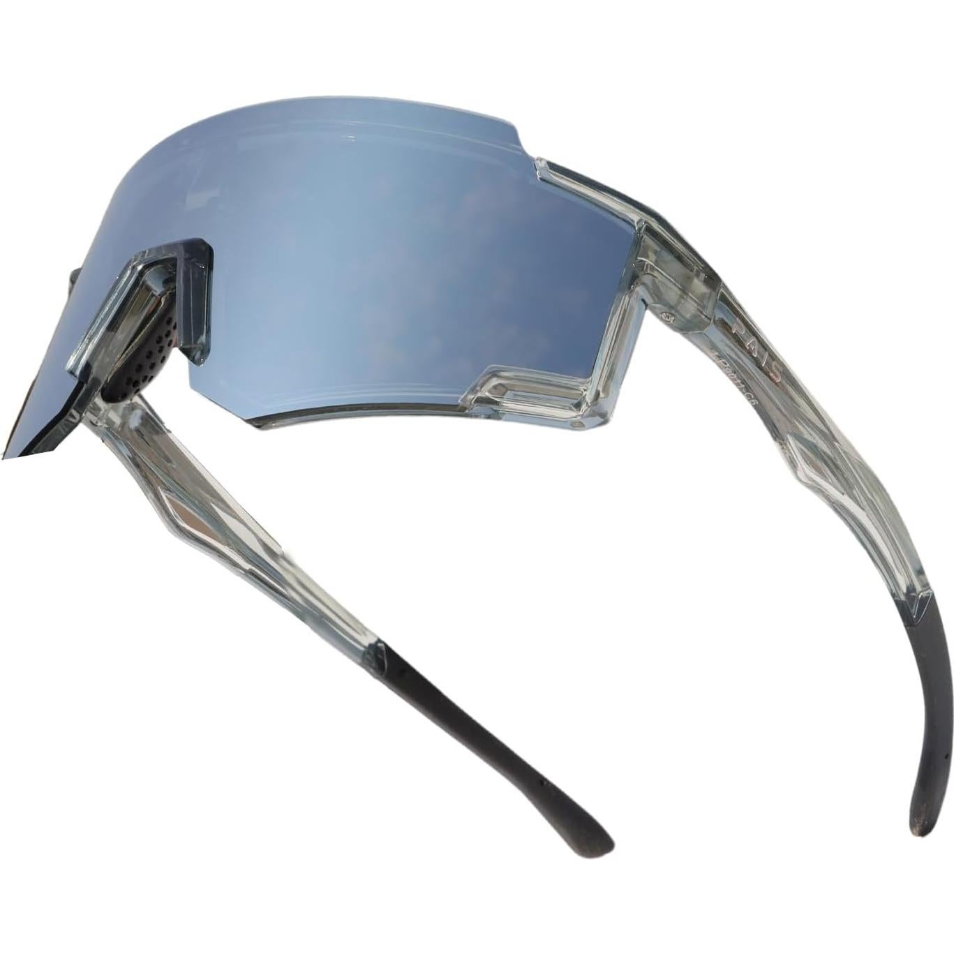 Gafas de Sol Deportivas UV400 TR90 Grises para Actividades al Aire Libre