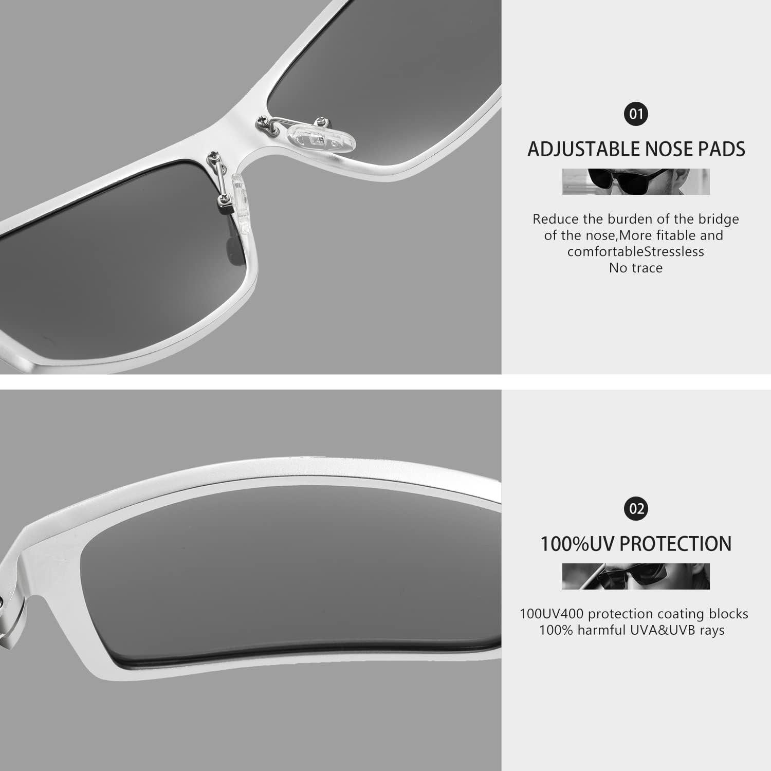 Gafas de sol deportivas DUCO 8202 polarizadas UV400 para hombres