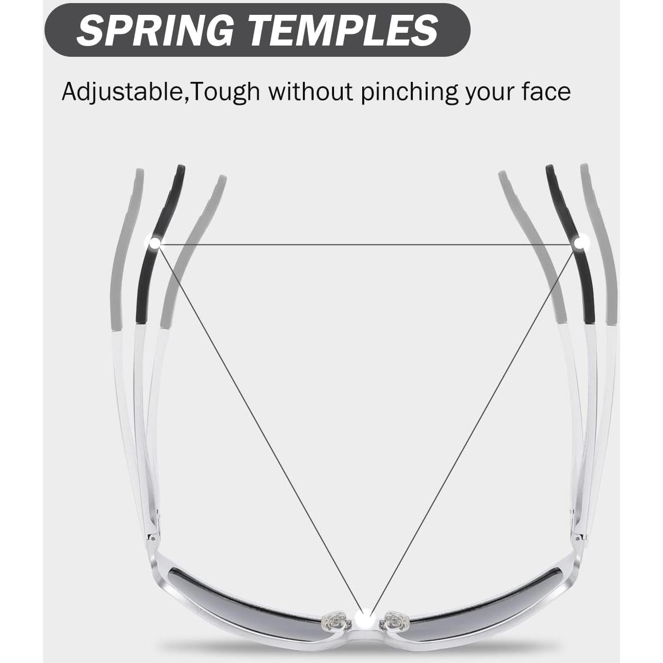 Gafas de sol deportivas DUCO 8202 polarizadas UV400 para hombres