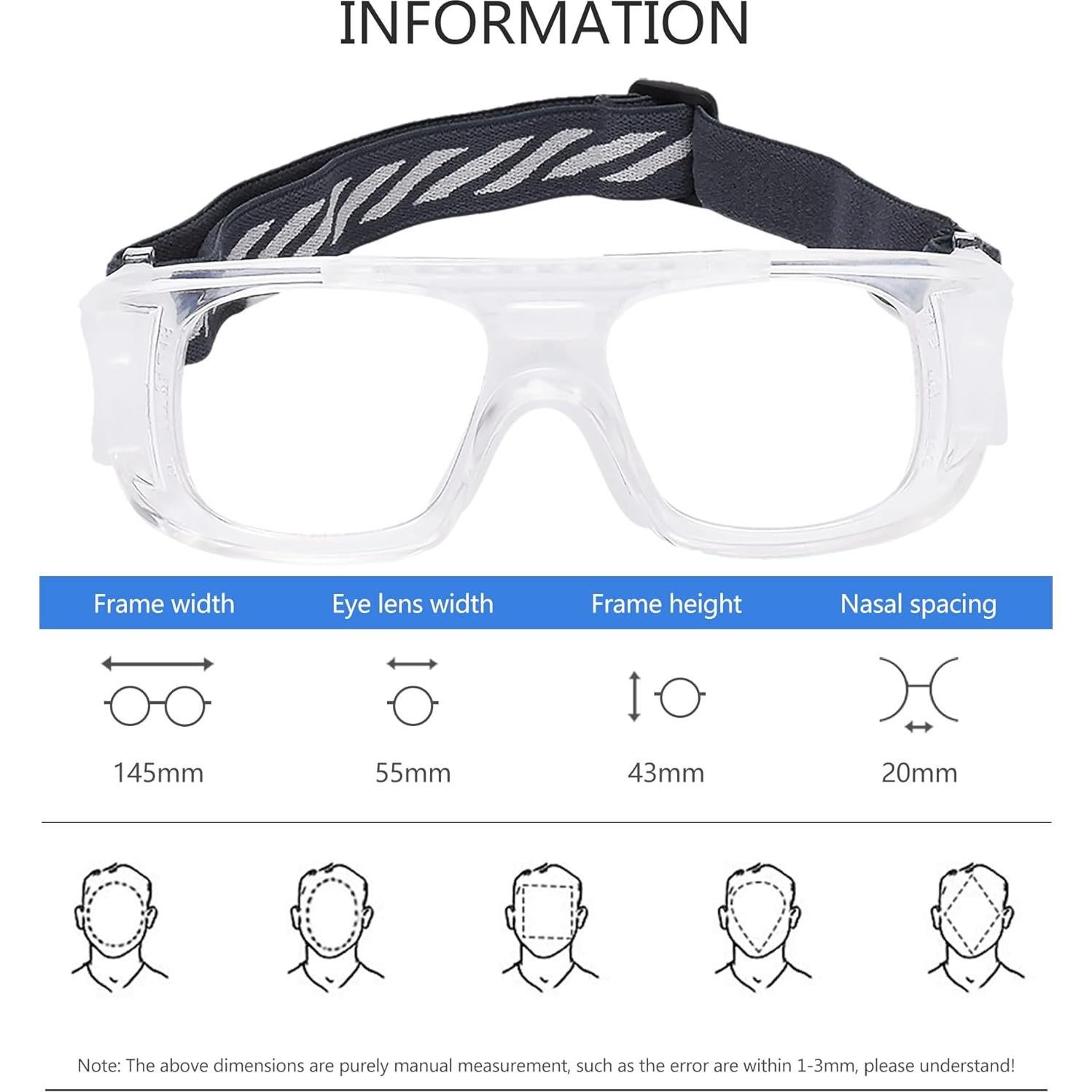 Gafas Deportivas SooGree Antivaho con Correa Ajustable