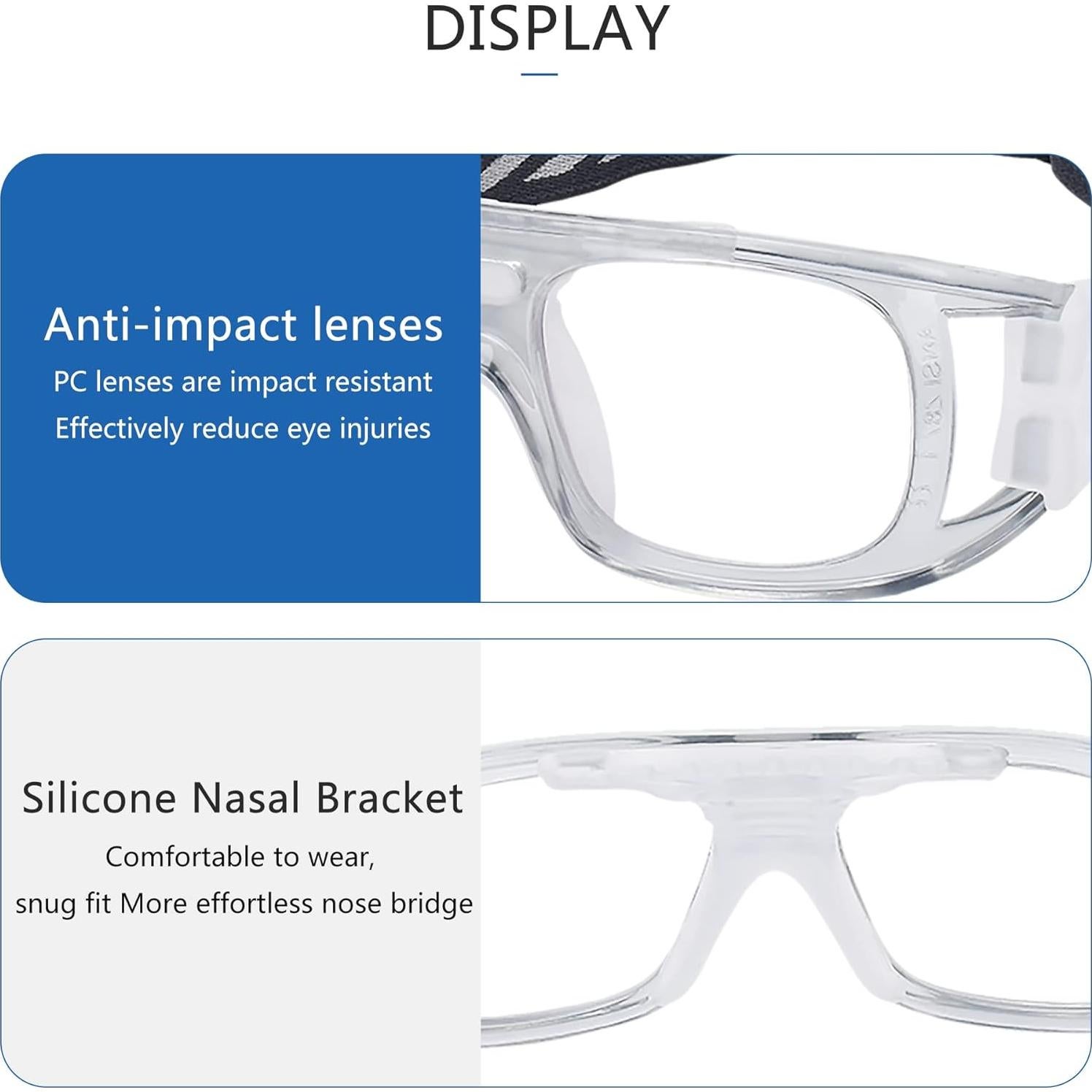 Gafas Deportivas SooGree Antivaho con Correa Ajustable