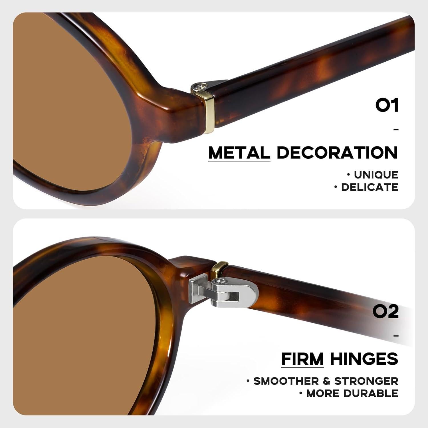 Gafas de sol ovaladas Mosanana MS52477 UV400 para mujeres