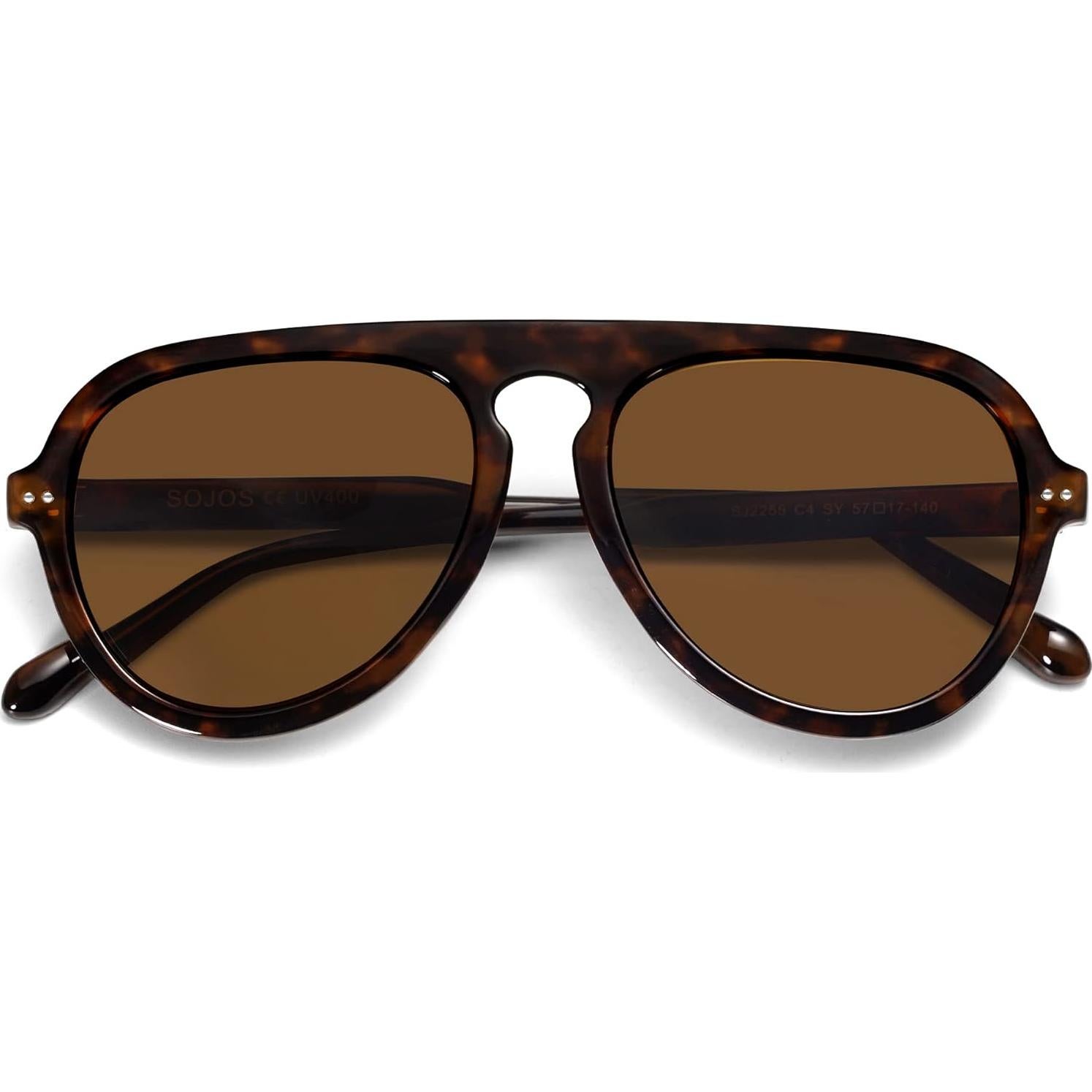 Gafas de Sol Aviador SOJOS SJ2255 con Lentes UV400