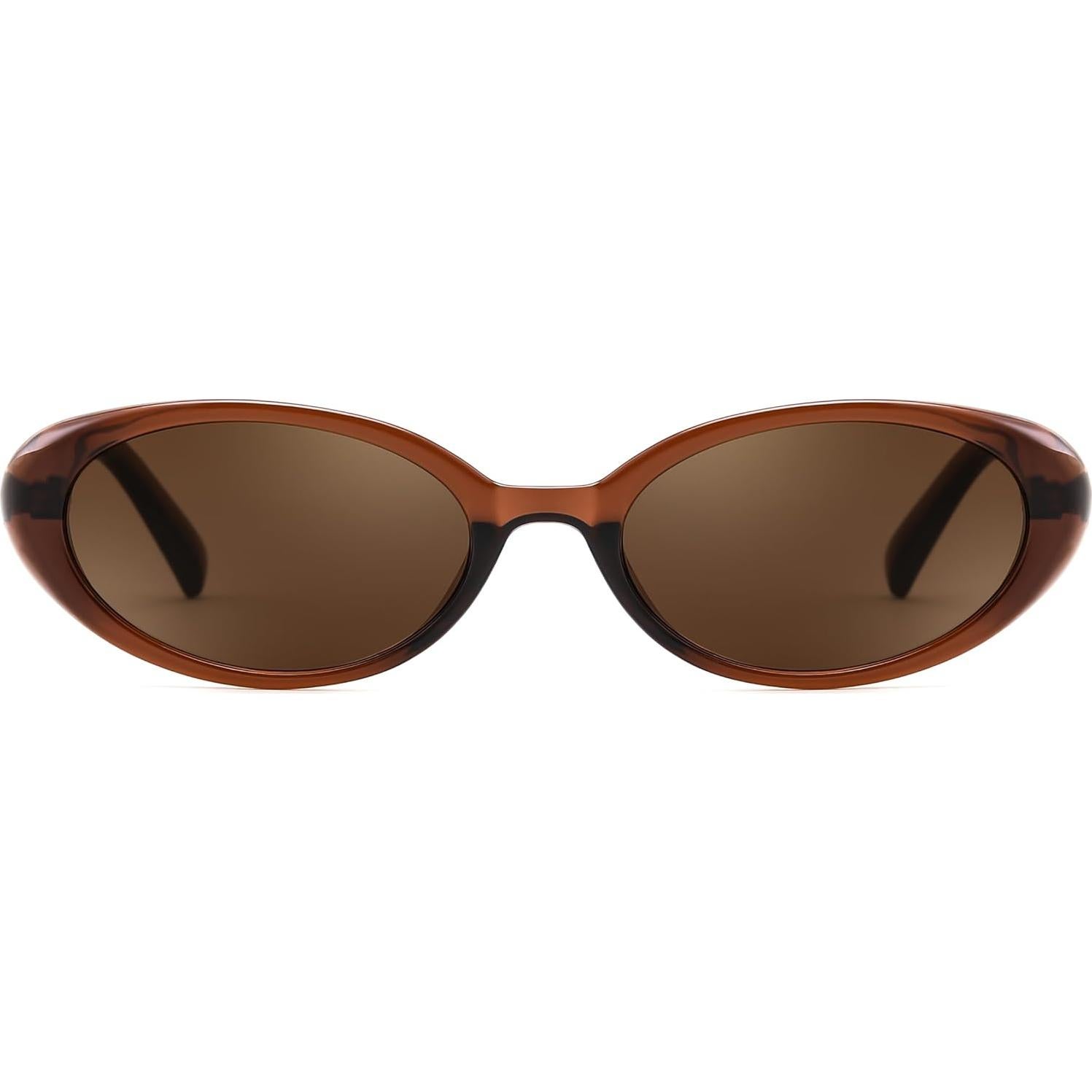 Gafas de sol retro ovaladas FEISEDY UV400 unisex 52mm
