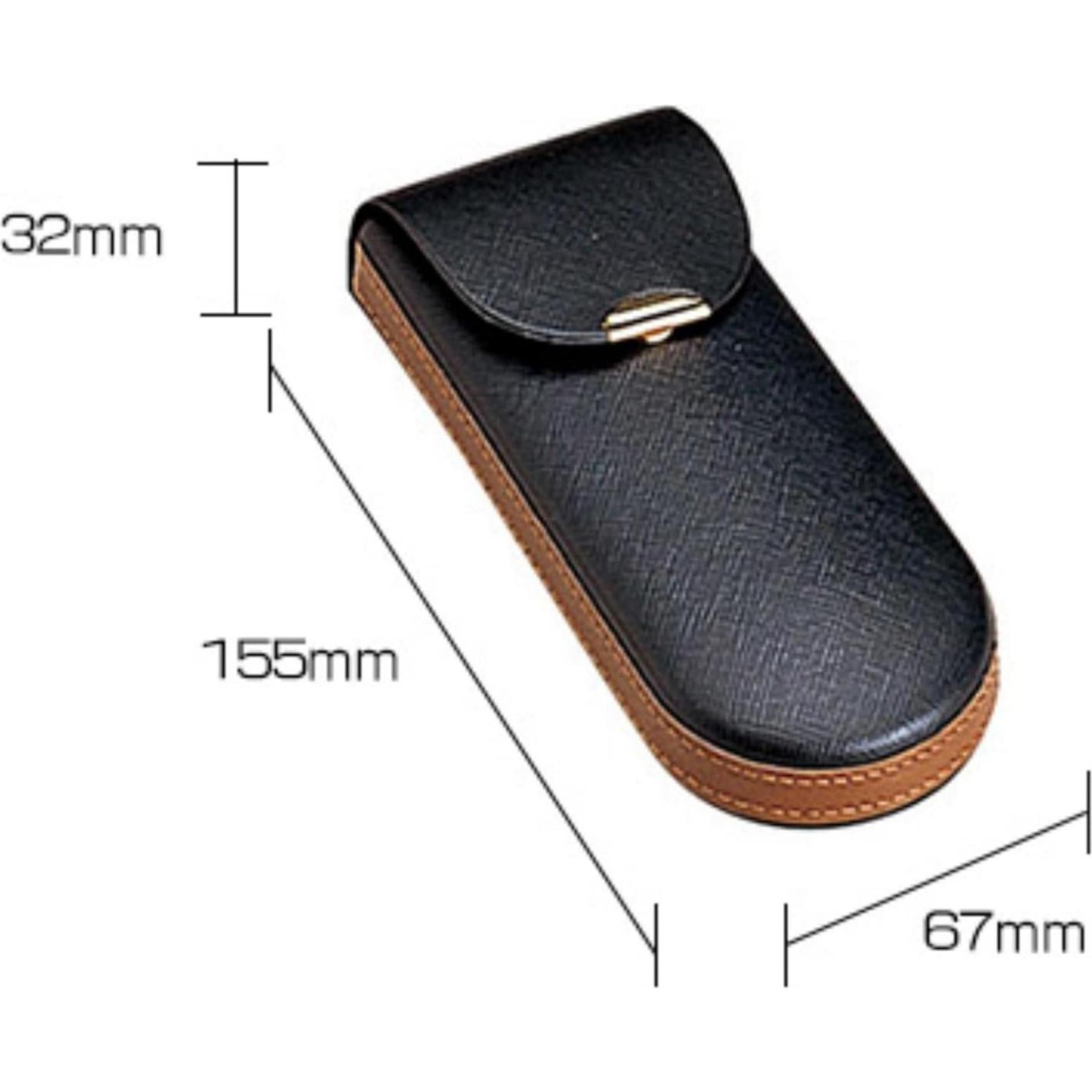 Estuche para Gafas M-world Slim Semi-Duro Negro 15.5cm