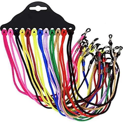 Soporte de Gafas de Nylon Trenzado 12 Pcs Colorido Ericotry