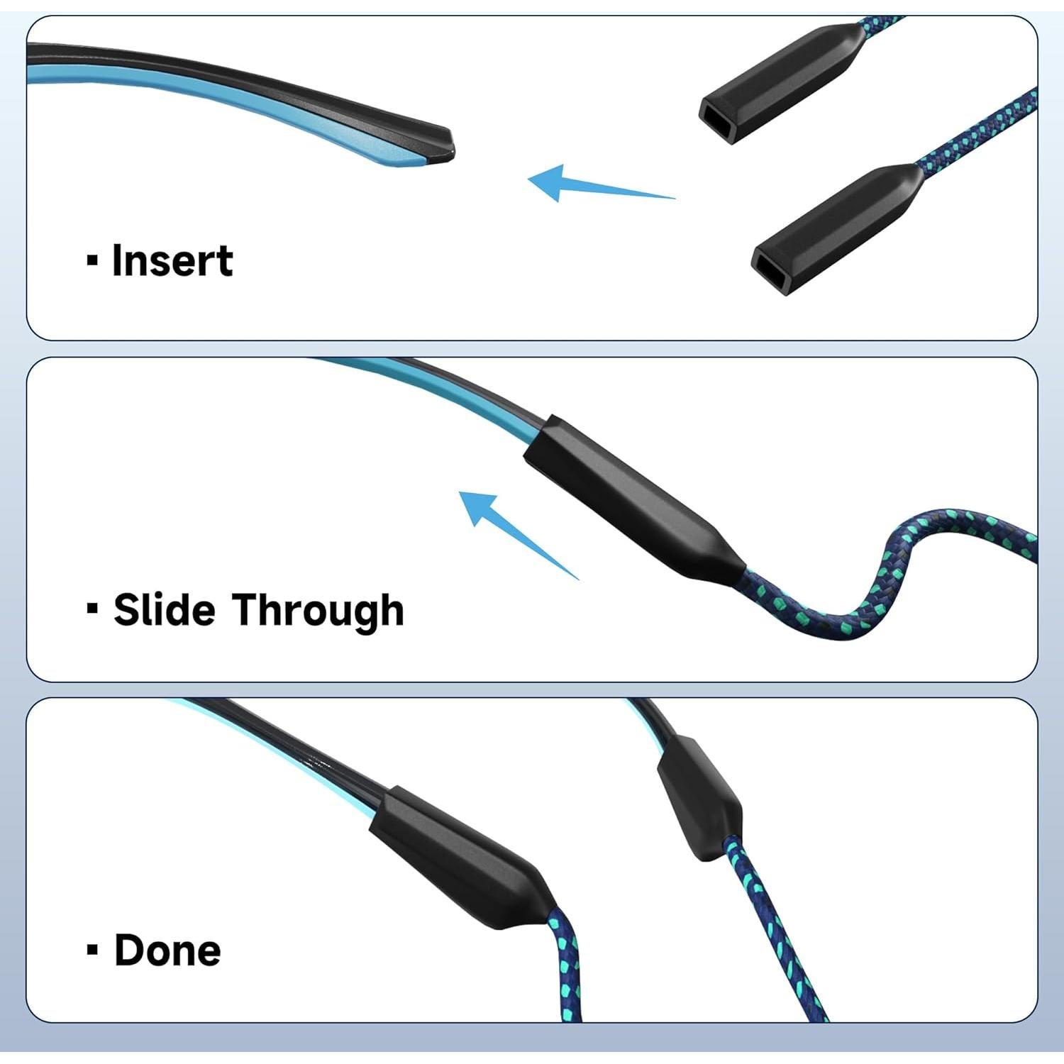 Correa Ajustable para Gafas de Sol 2 PCS Unisex Nylon