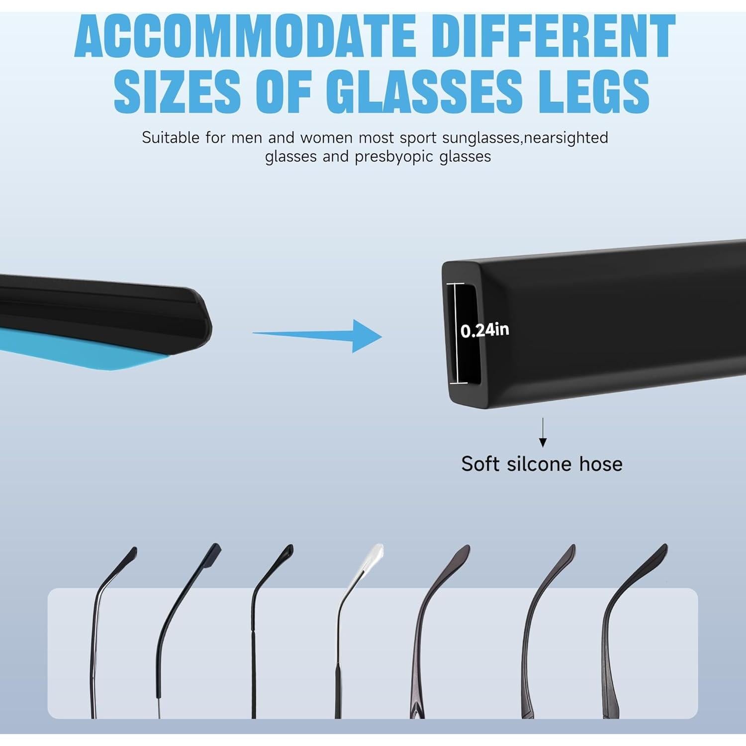 Correa Ajustable para Gafas de Sol 2 PCS Unisex Nylon