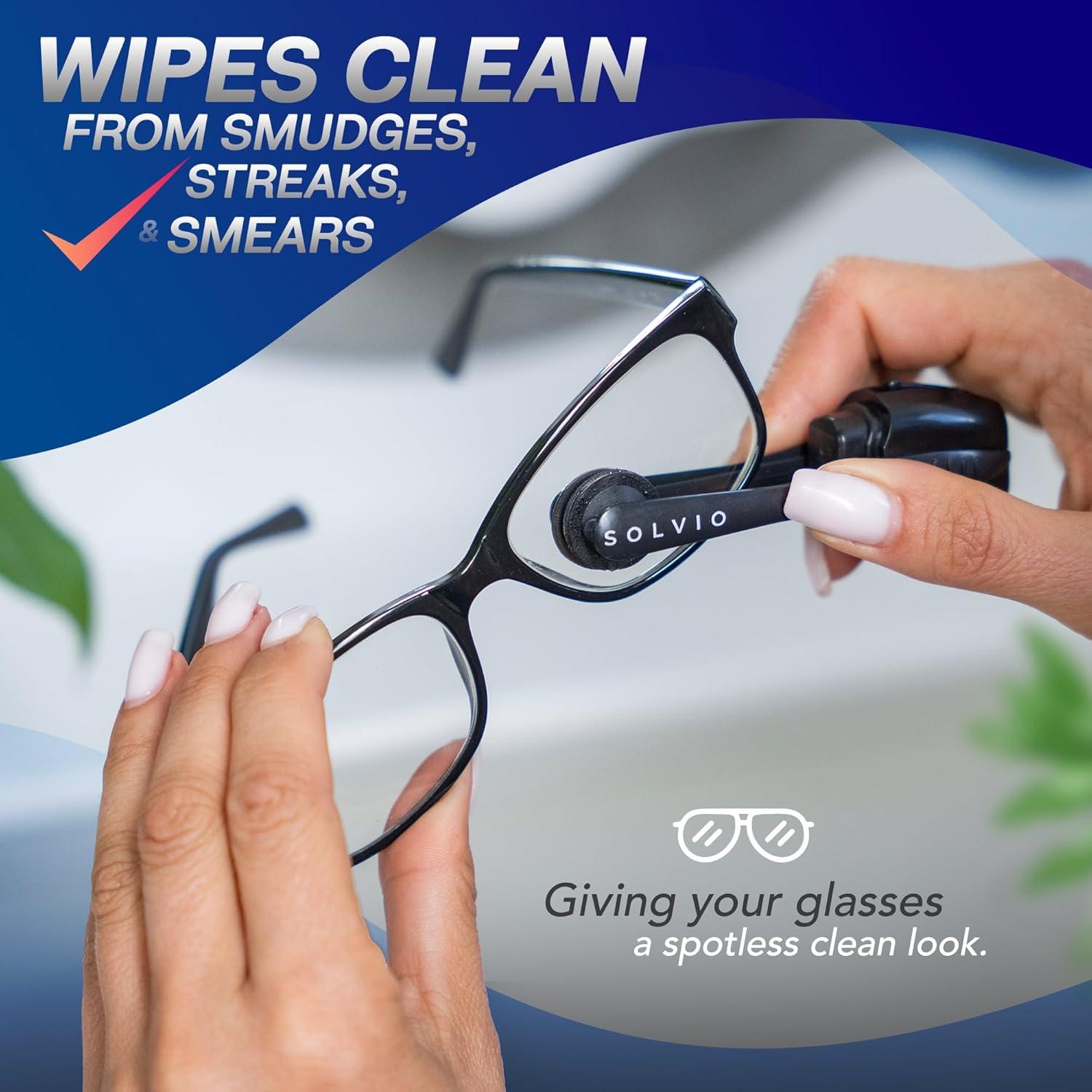 Set de 3 Limpiadores de Gafas Solvio con 6 Almohadillas