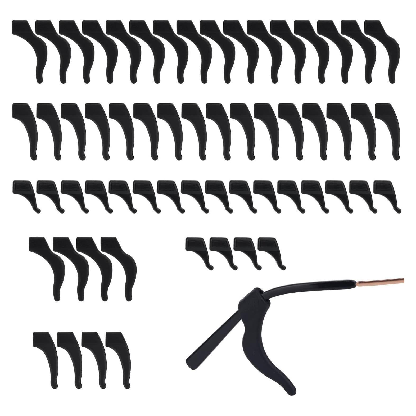 30 Pares de Agarraderas de Gafas de Silicona Antideslizantes